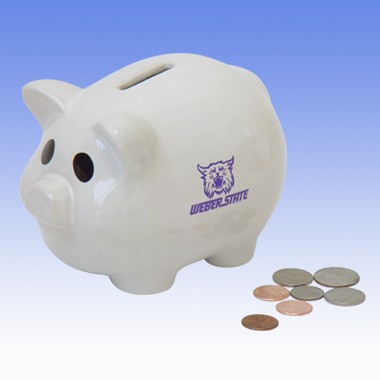 WHITE PIGGY BANK 1
