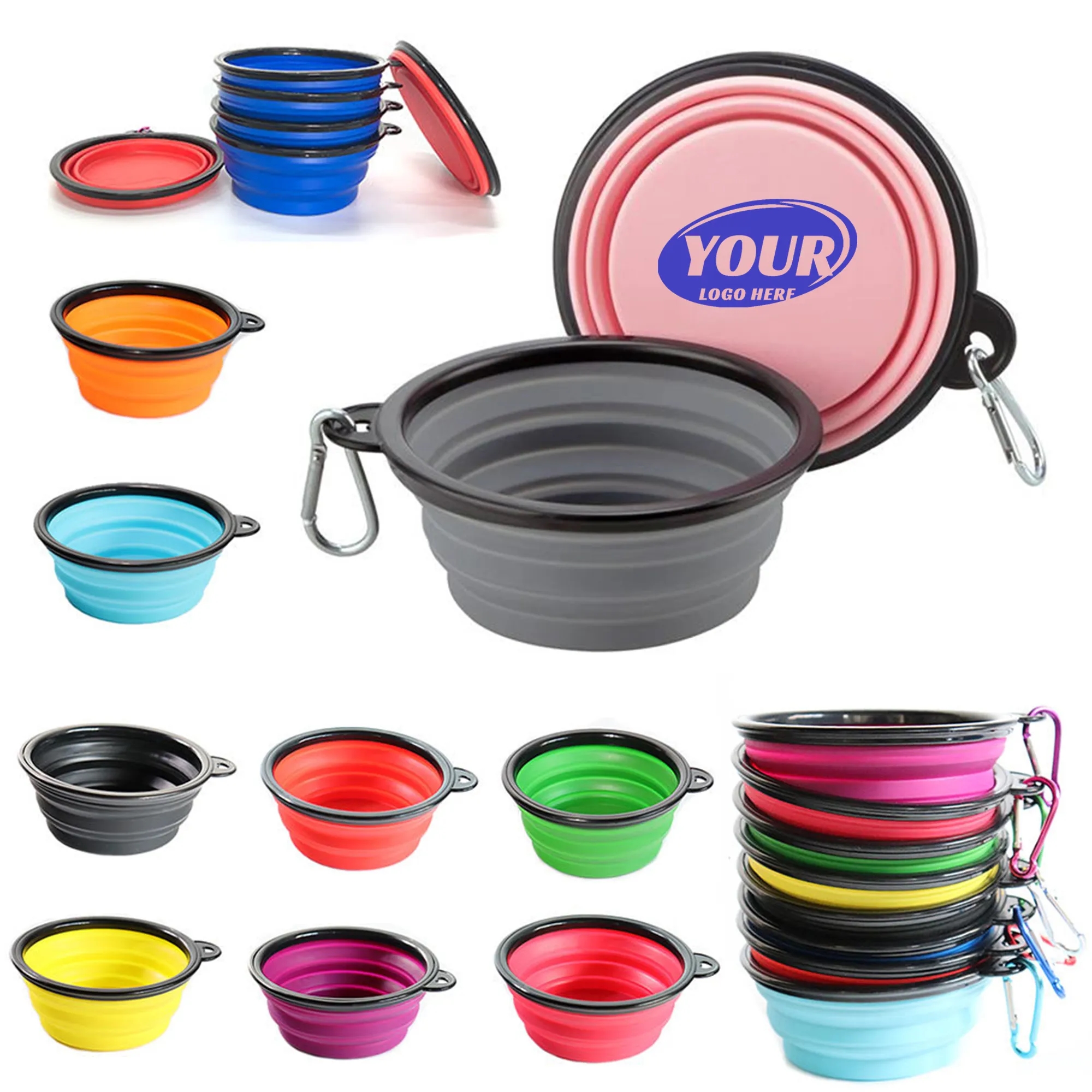 Silicone Pet Collapsible Dog Bowl 3