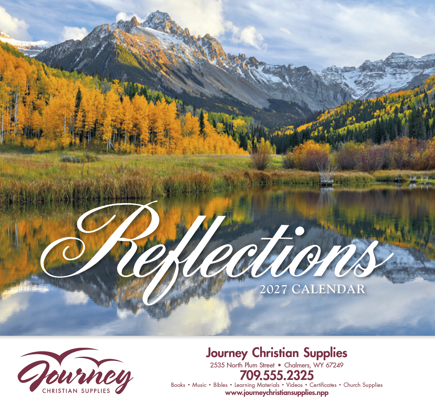 HotLine® Products Reflections (Non-Denominational) Appointment Calendar - Stapled 36