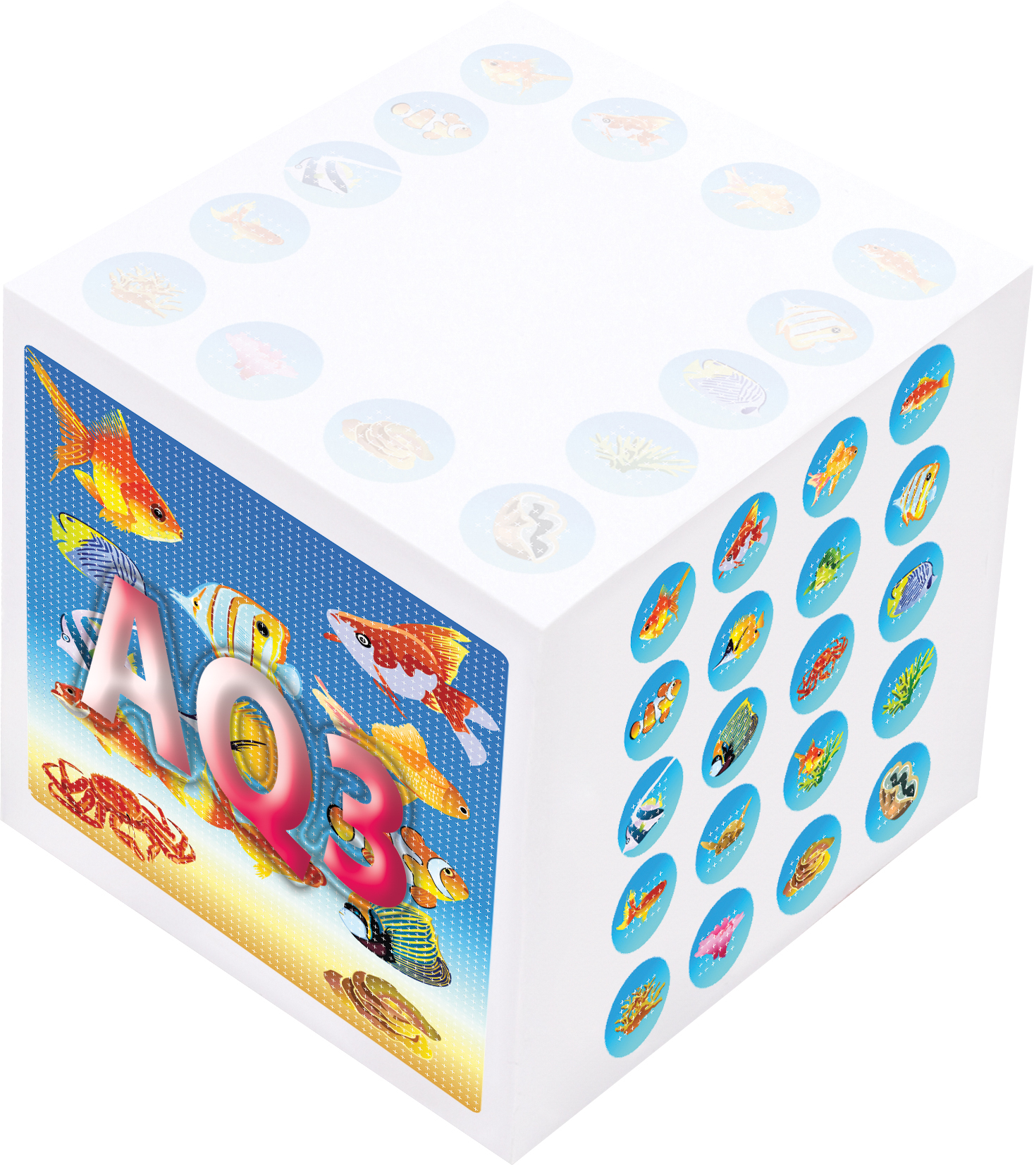 Souvenir® 3" x 3" x 3" Non-Adhesive Cube 1