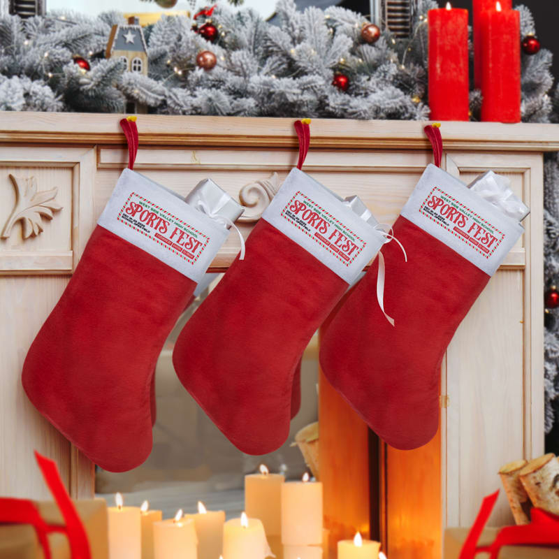 Custom Felt Christmas Stockings 12