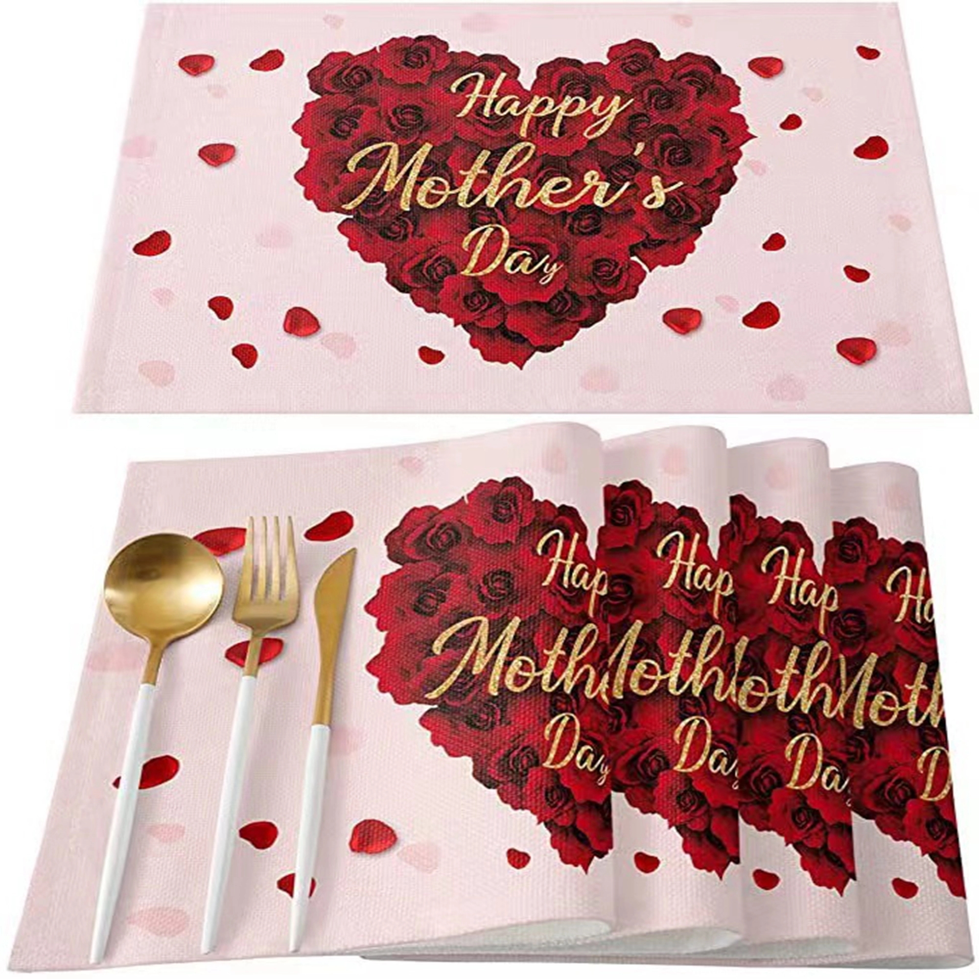 Decorations Natural Linen Placemats  of Dining Room 7