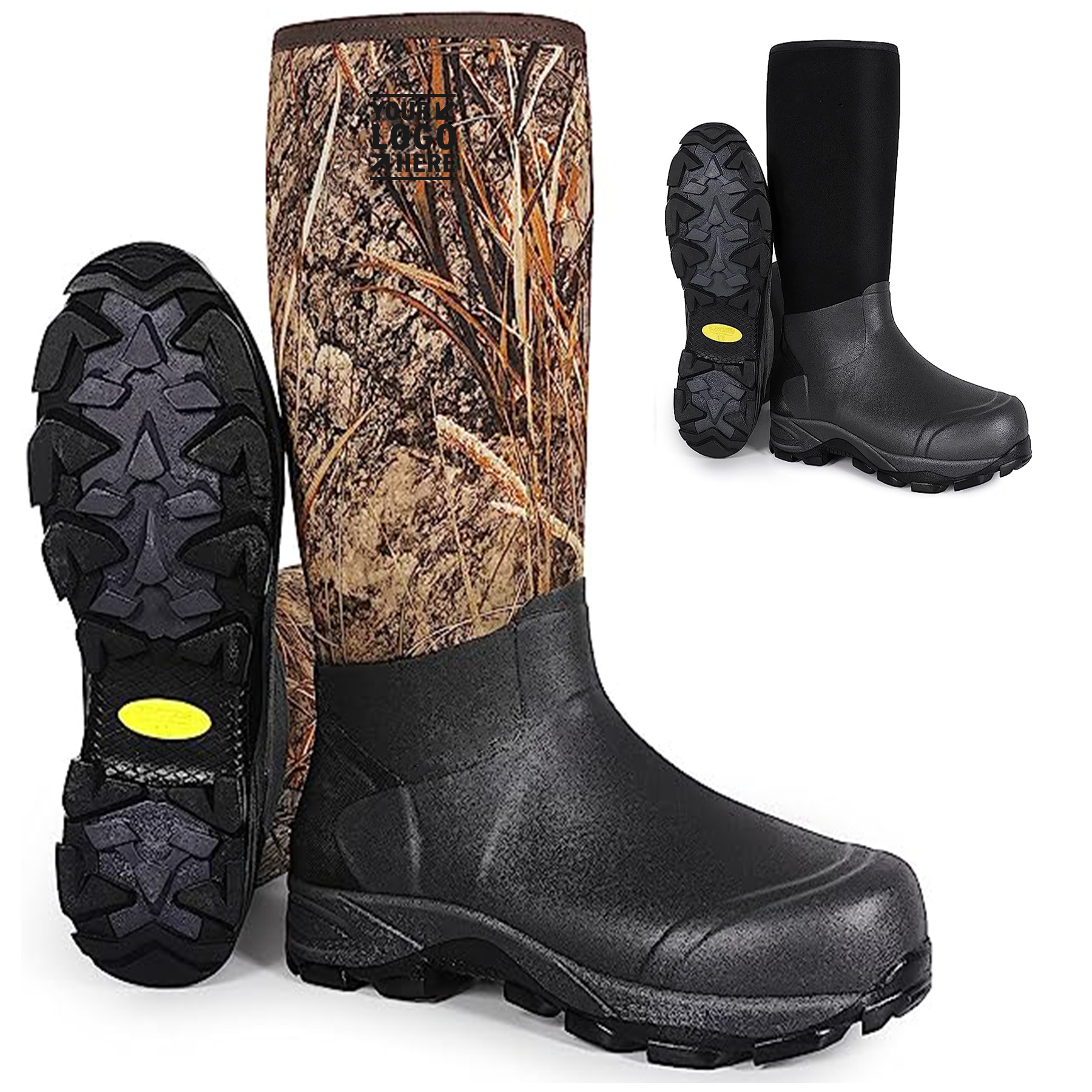5.5mm Neoprene Insulated Waterproof Anti Slip Rain Boots 2
