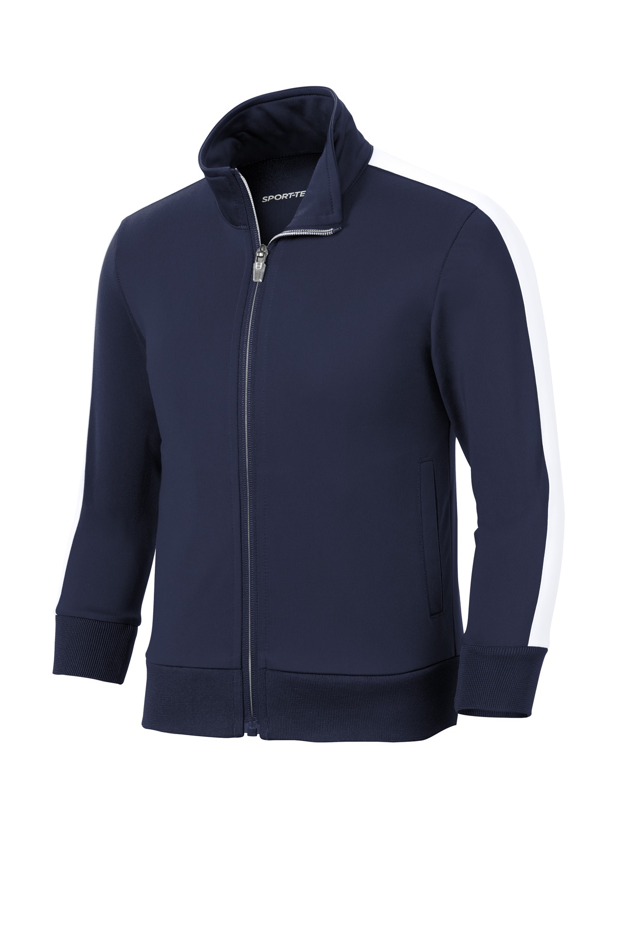 Sport-Tek Youth Tricot Sleeve Stripe Track Jacket. YST94 27