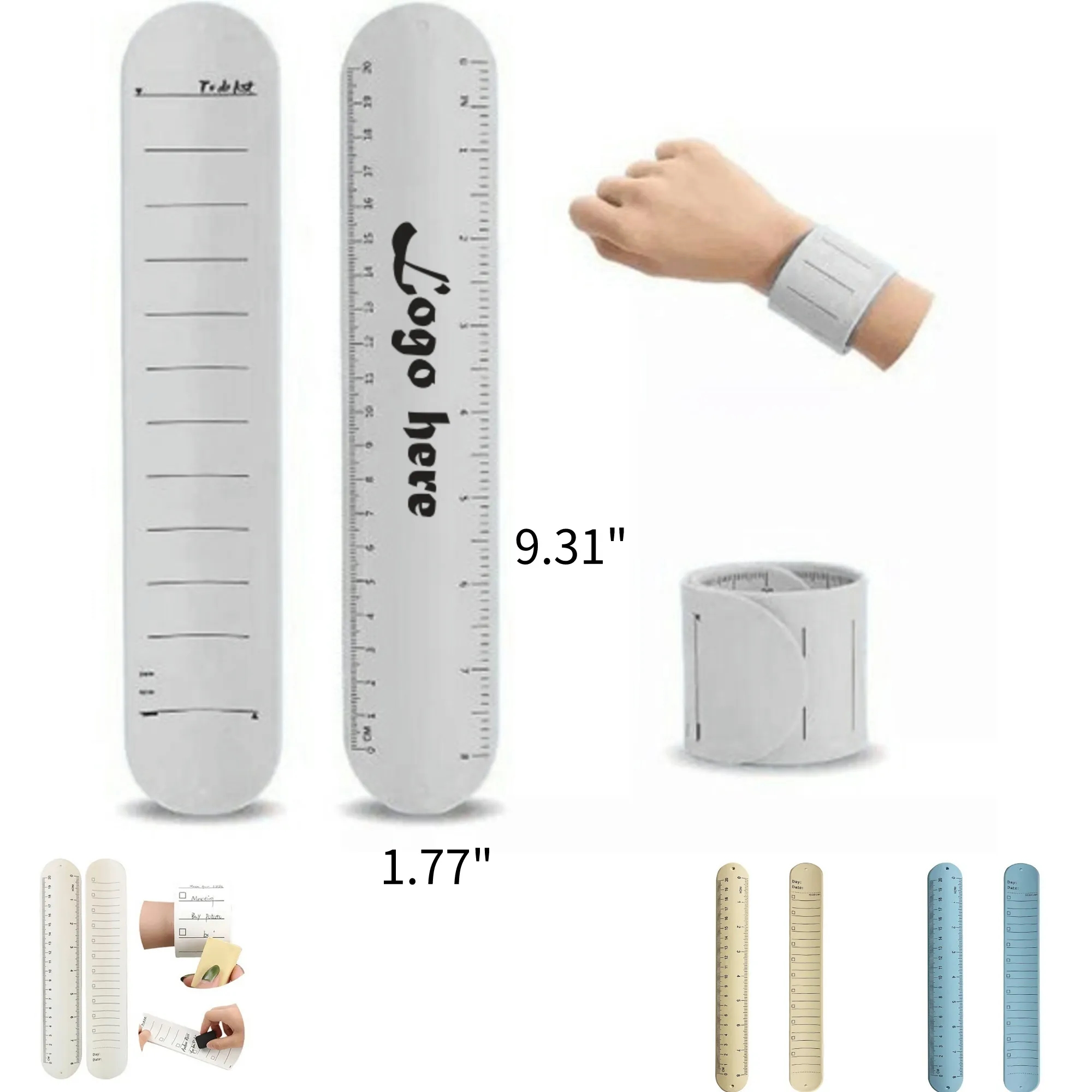 Erasable to Do List Slap Wristband 2