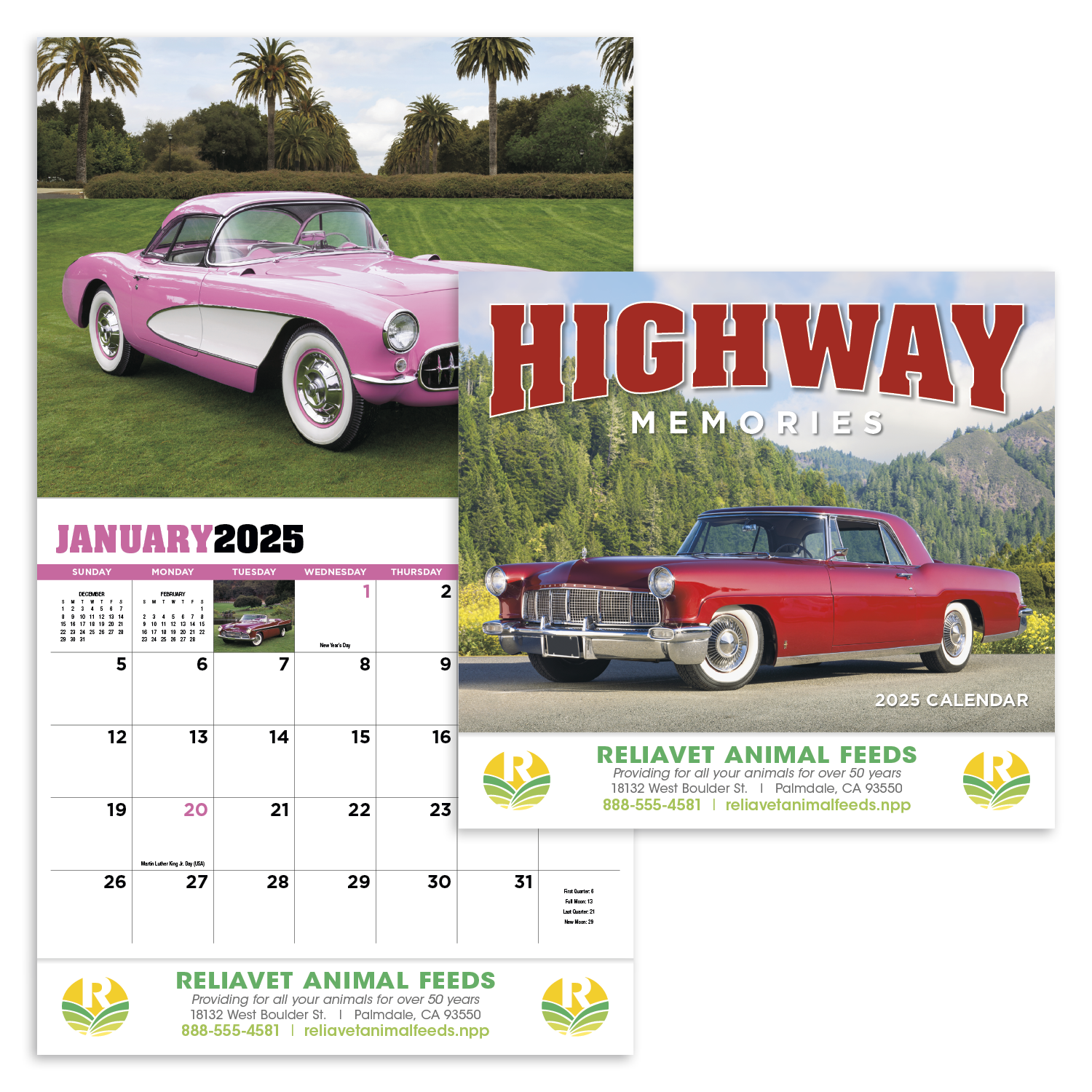 HotLine® Products Highway Memories Appointment Calendar - Stapled 37
