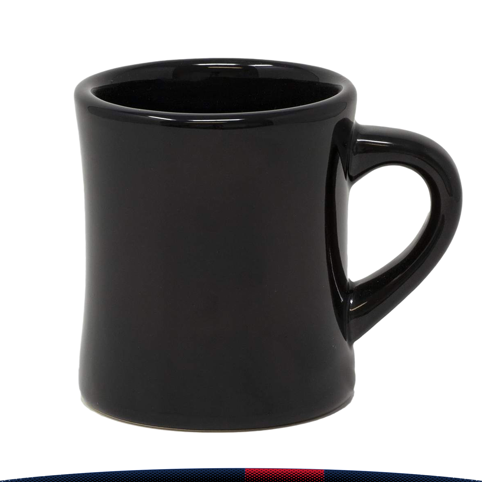 12 oz. Thick Handle Ceramic Coffee Mugs 6