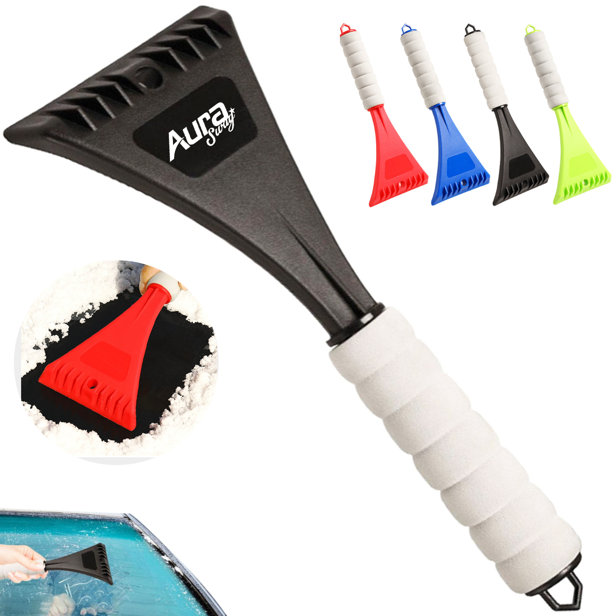Foam Grip Ice Scraper for Cars 8