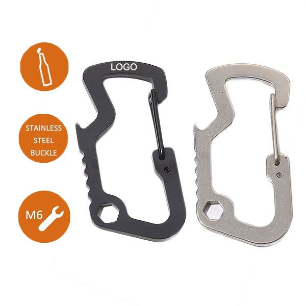 Multi-functional Stainless Steel Carabiner 2