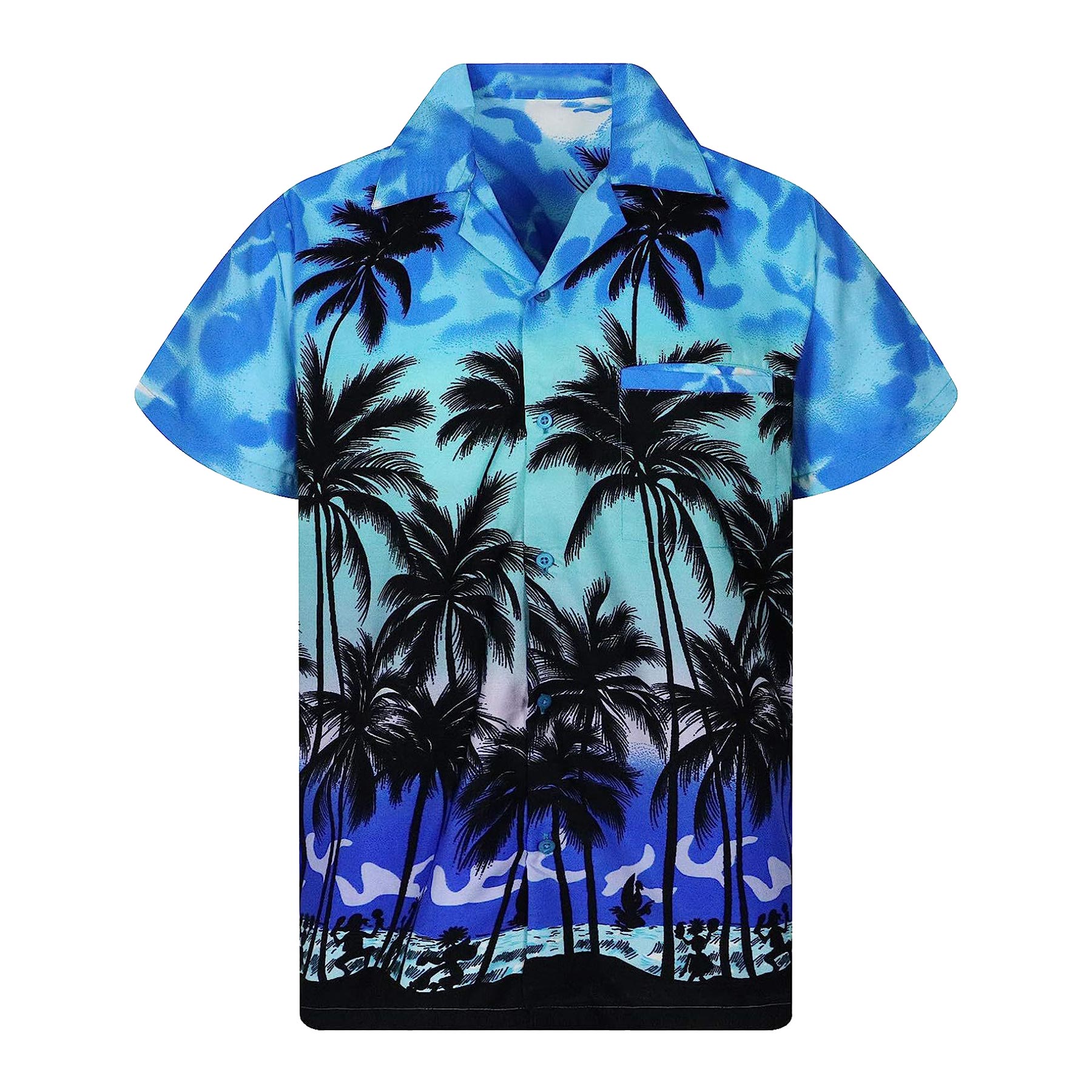 Mens Hawaiian Short Sleeve Shirt 19