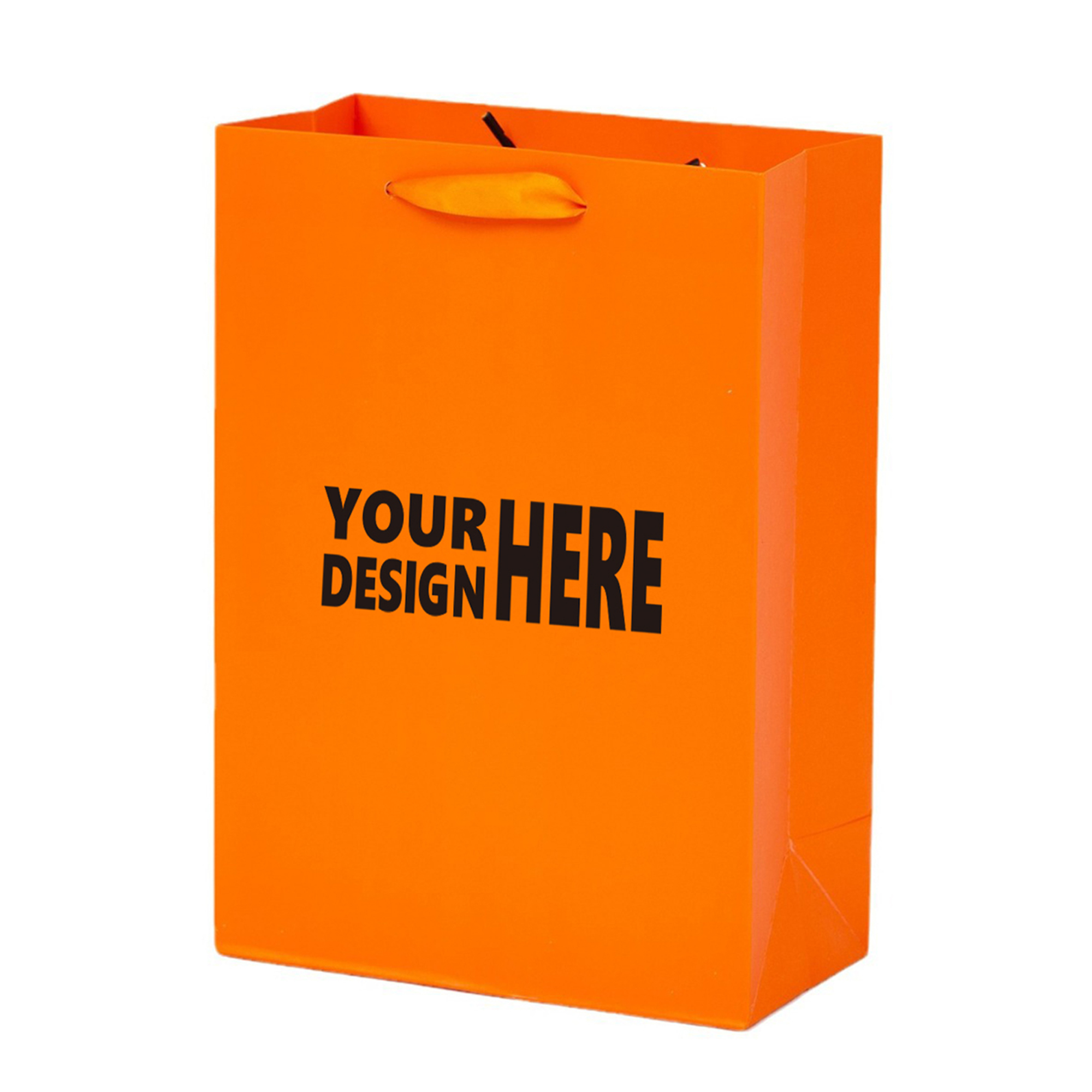 MOQ 50 Custom High-End Paper Gift Bag with Handles 2