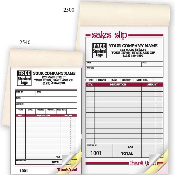 Sales Books, Small 3