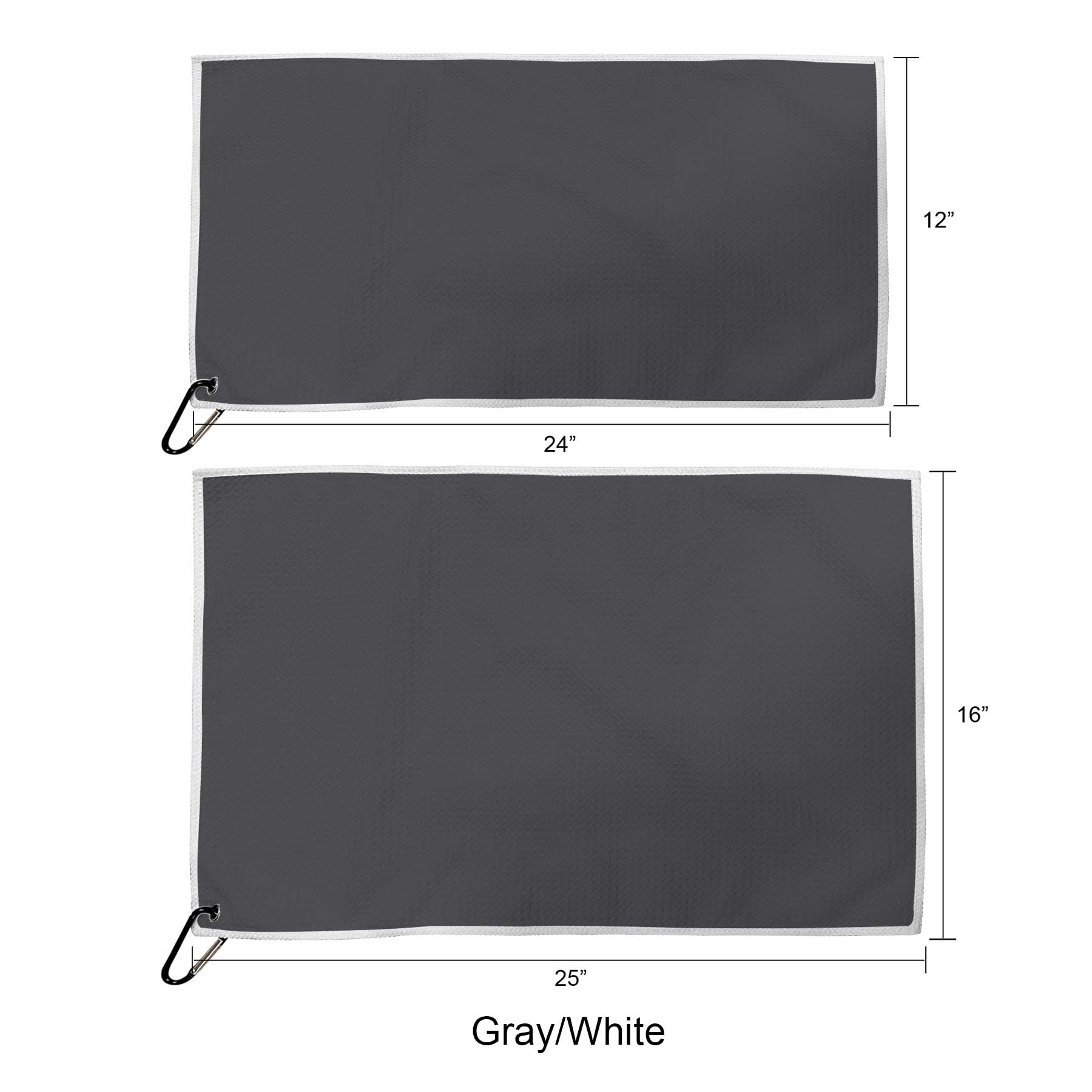 Free Shipping Full Color 400gsm Waffle Golf Towel 26