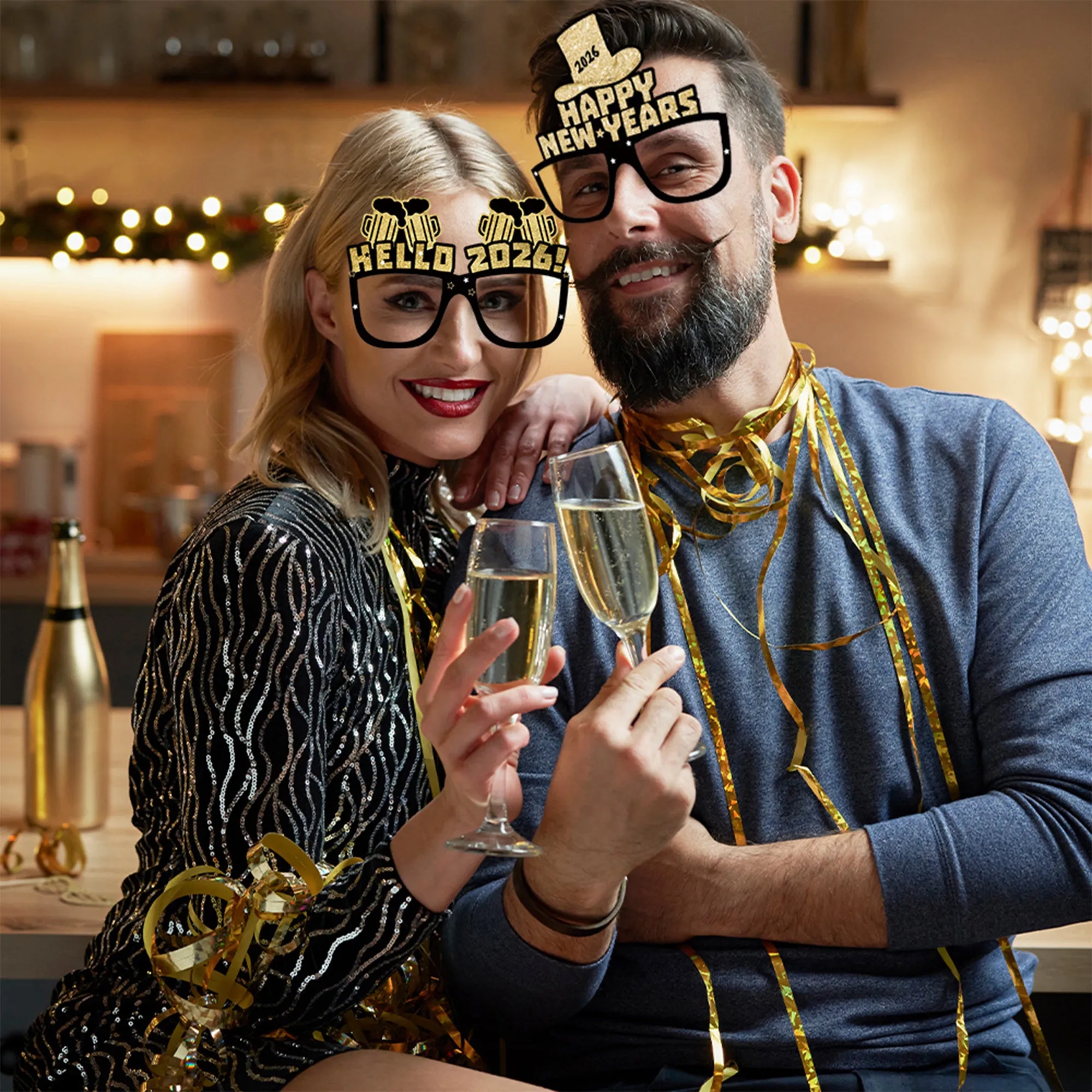 6-Pack New Year's Eve Party Glasses 6