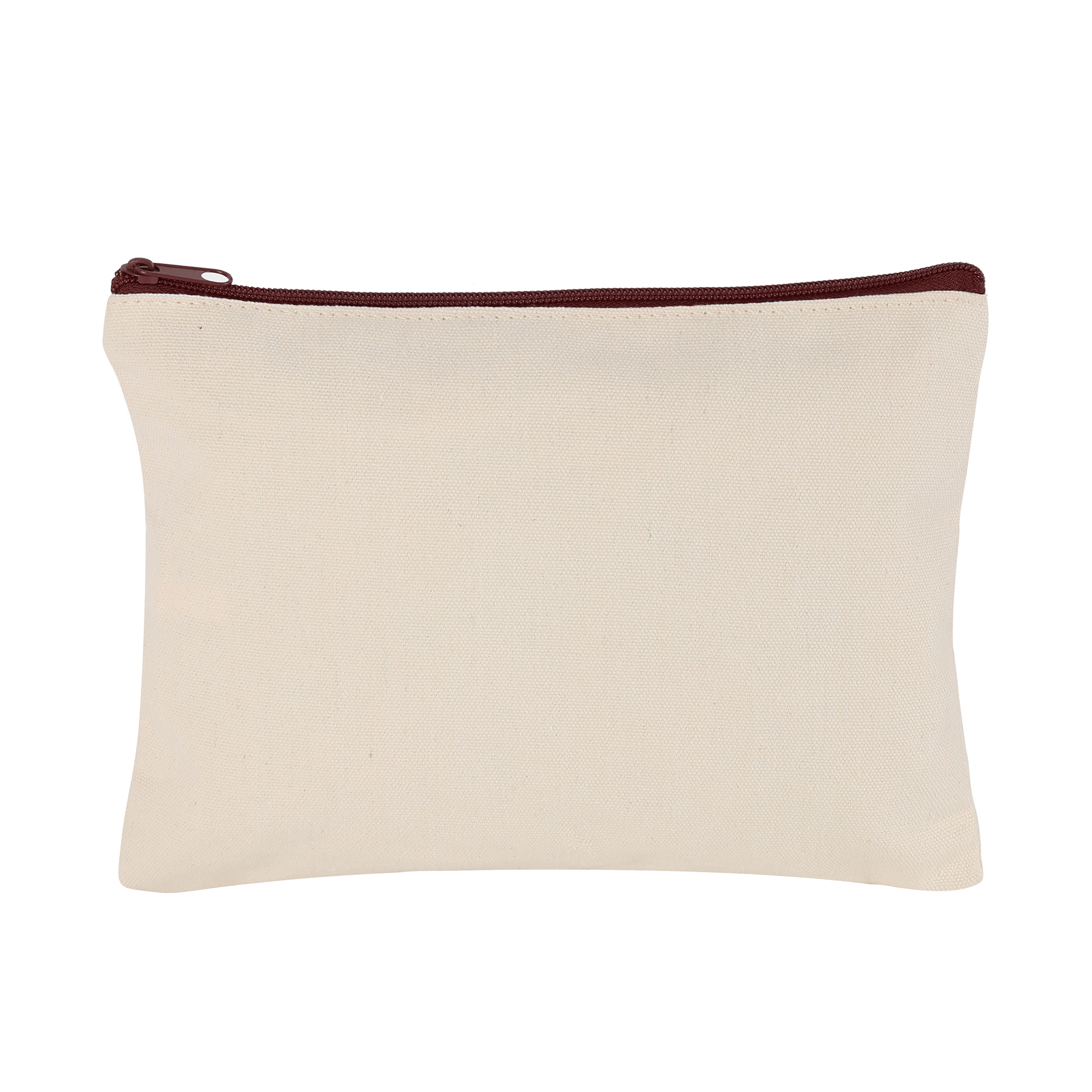 Large Travel Cotton Canvas Zip Pouch 14
