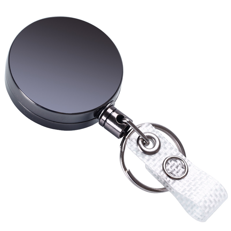 Retractable Badge Reel with Key Ring 3