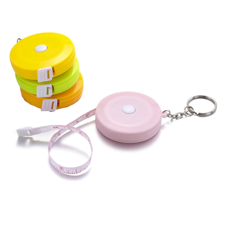 Min Round Tape Measure Keychain 4