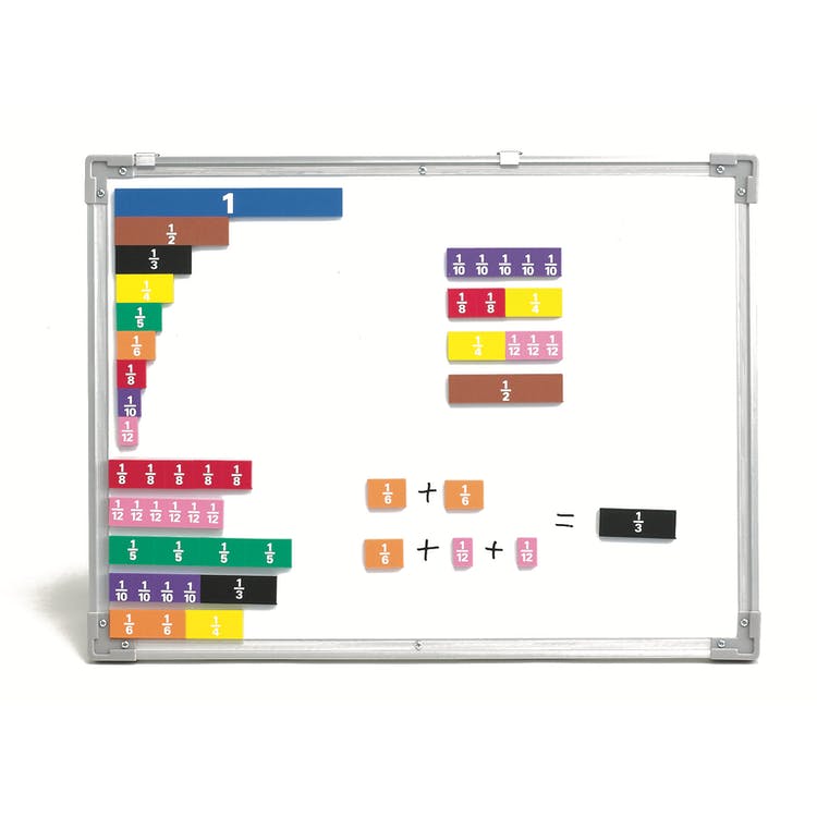 Magnetic Fraction Tiles - Foam 51 Pieces 2