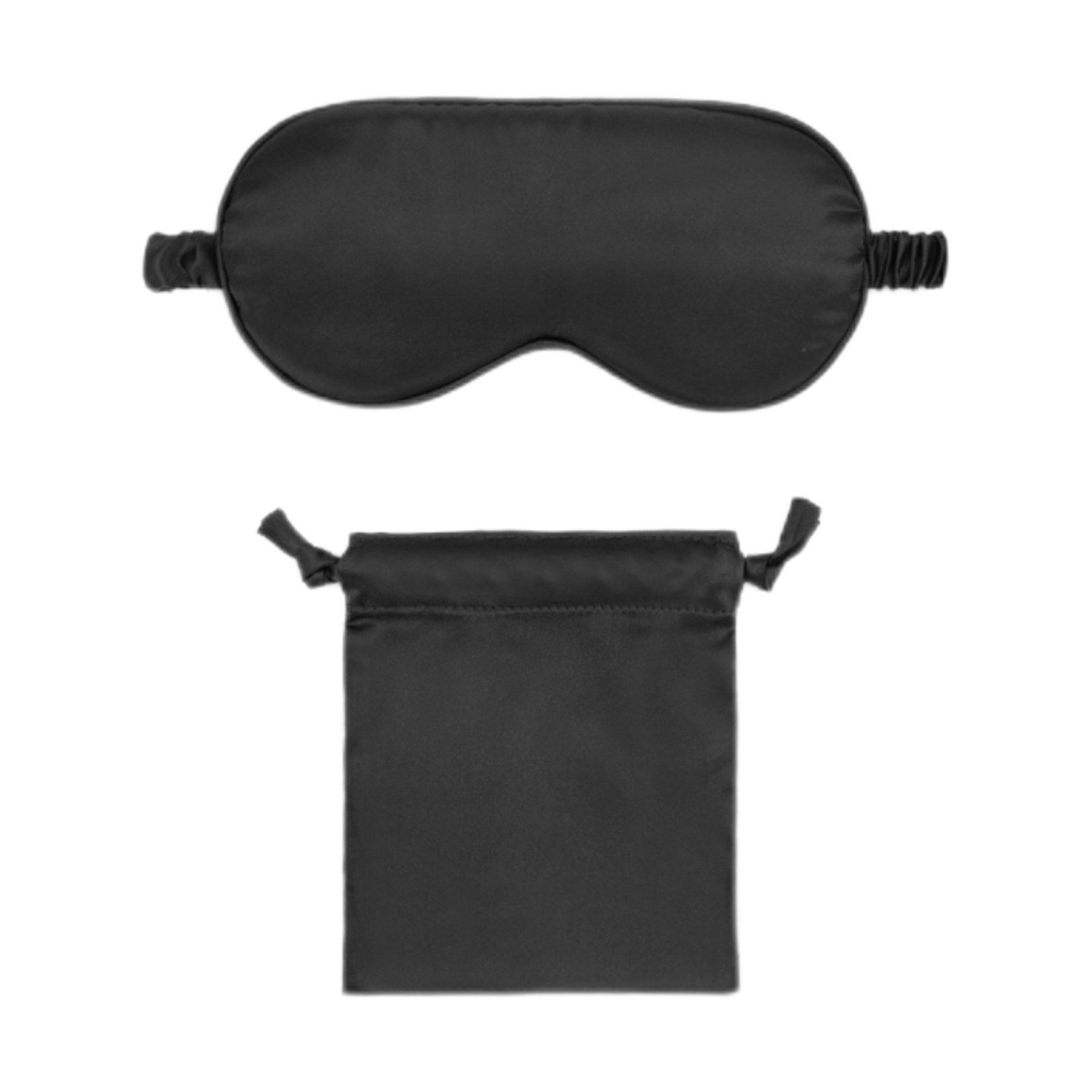 Satin Sleeping Eye Mask with drawstring pocket 2