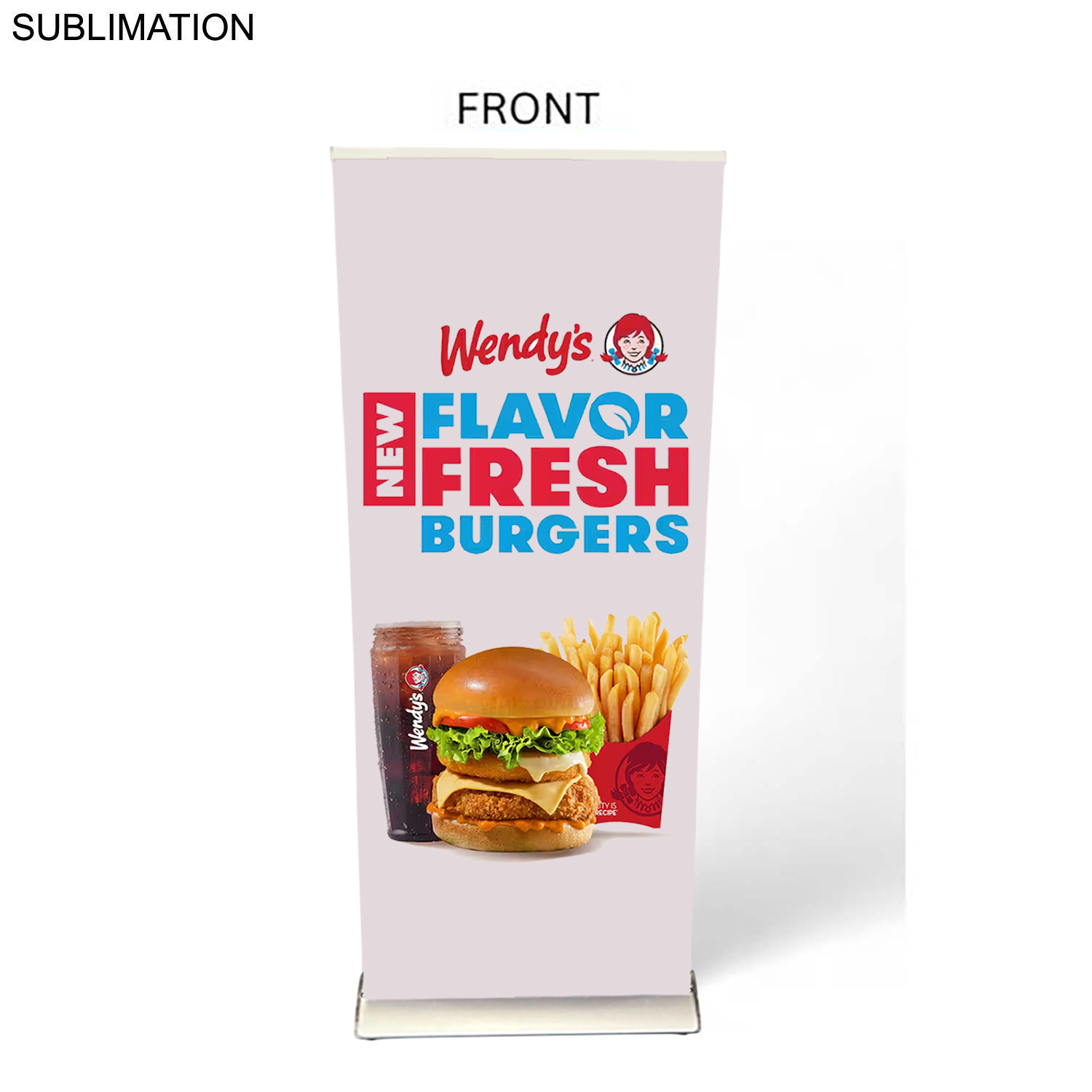 24Hr Express Ship - Outdoor Event Package 4, Double sided deluxe pull up banner + 6' box fit Cloth 4