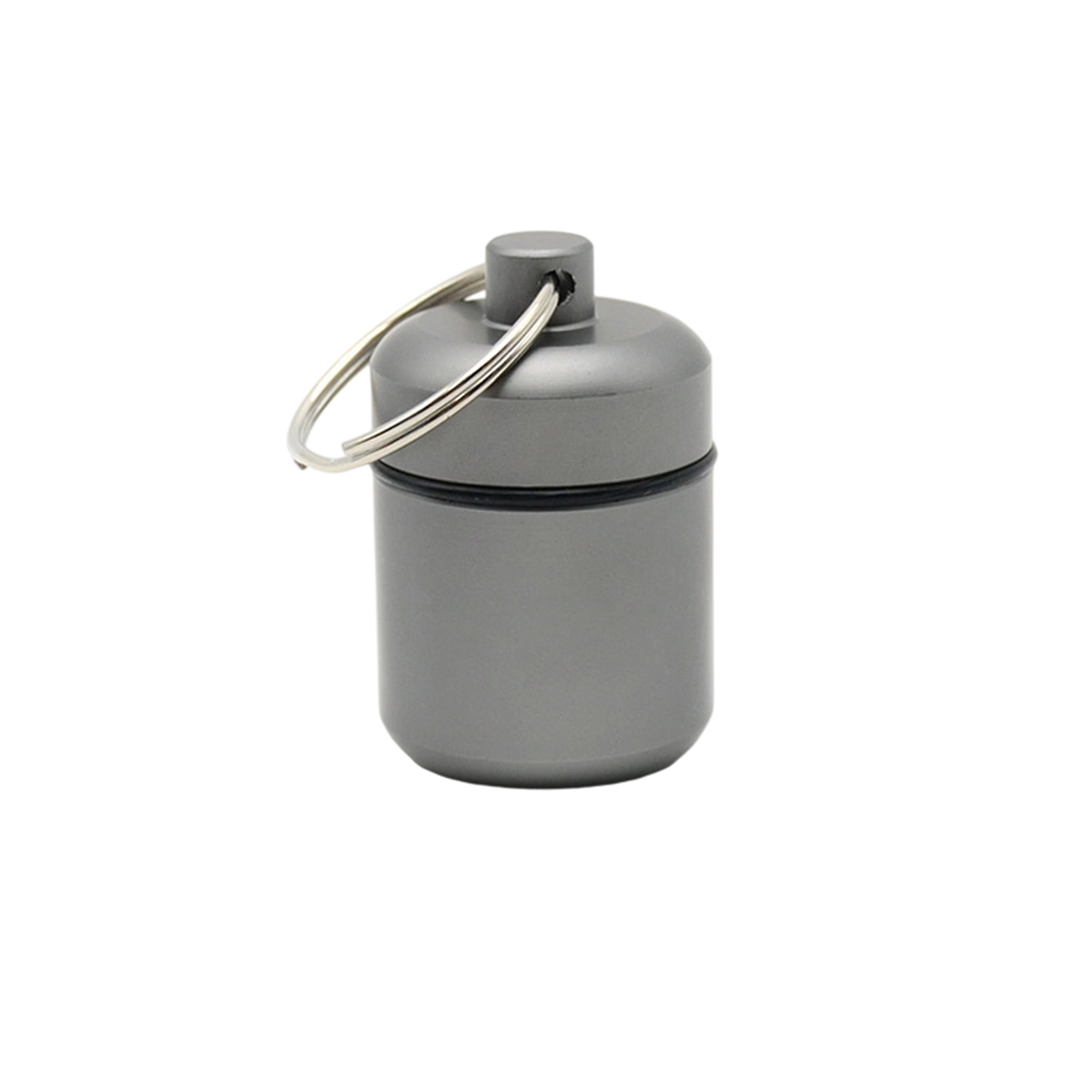 Aluminum Waterproof Portable Pill Box Keychain 2