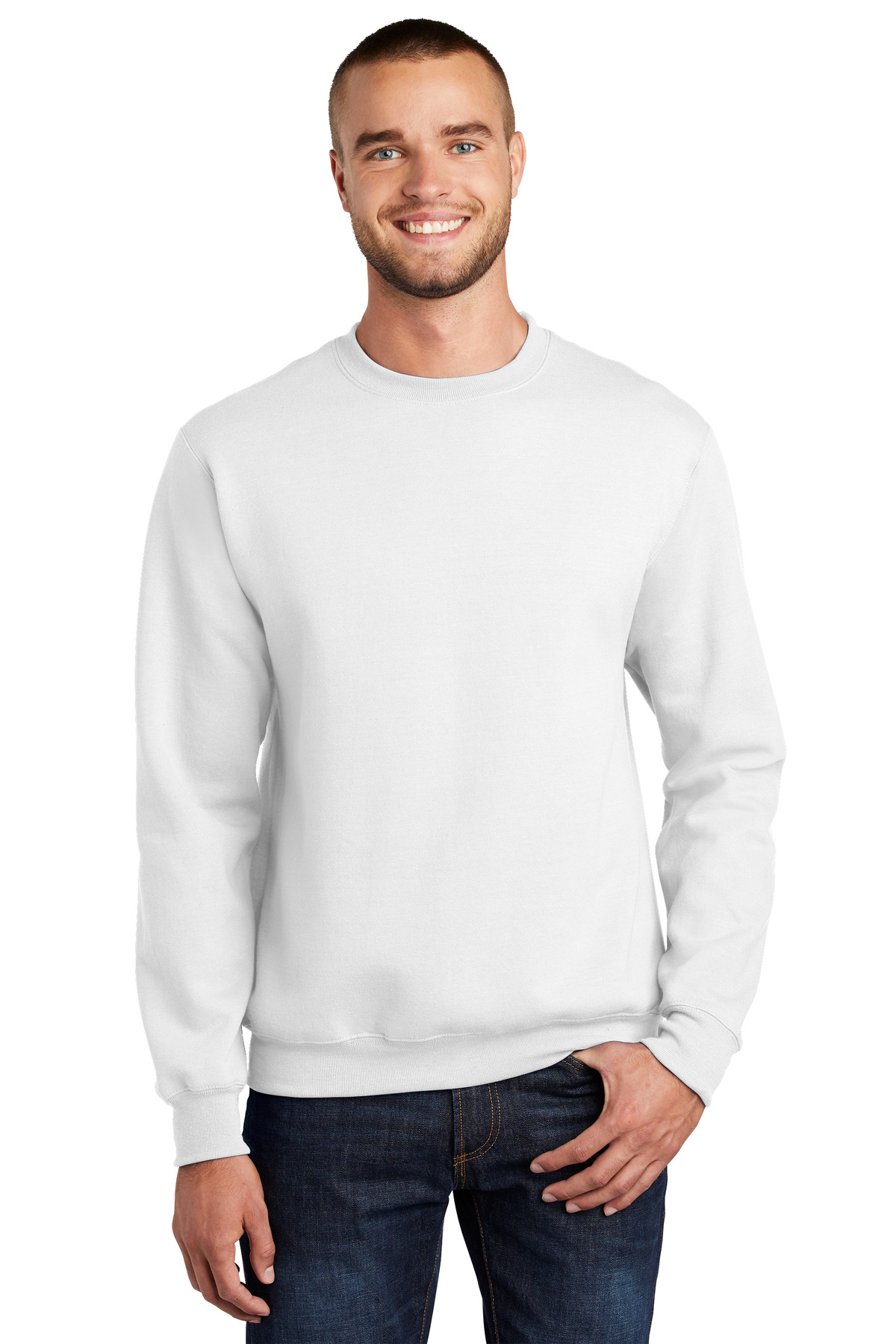 Port & Company® Essential Fleece Crewneck Sweatshirt, custom hoodie or sweatshirt with logo imprint 74