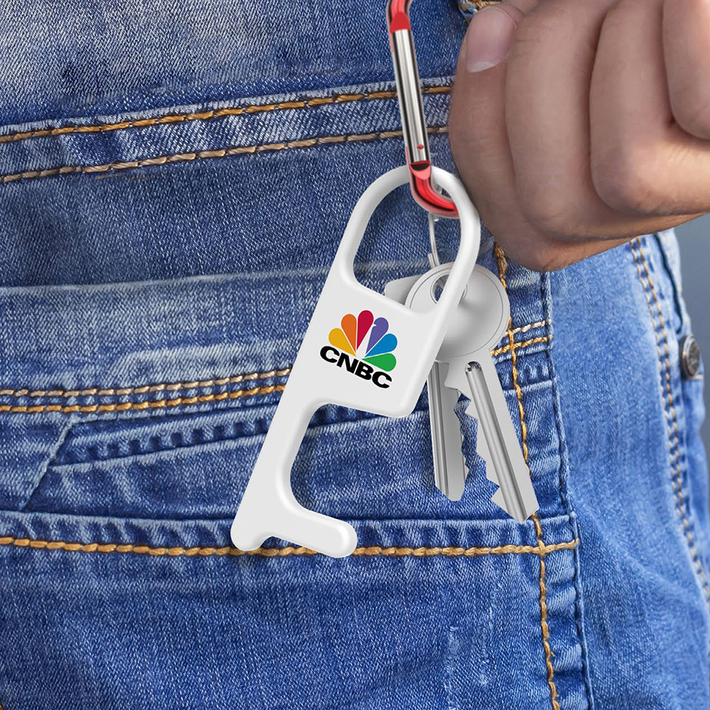 Full Color Safety Hands Free Acrylic Door Opener Tool 1