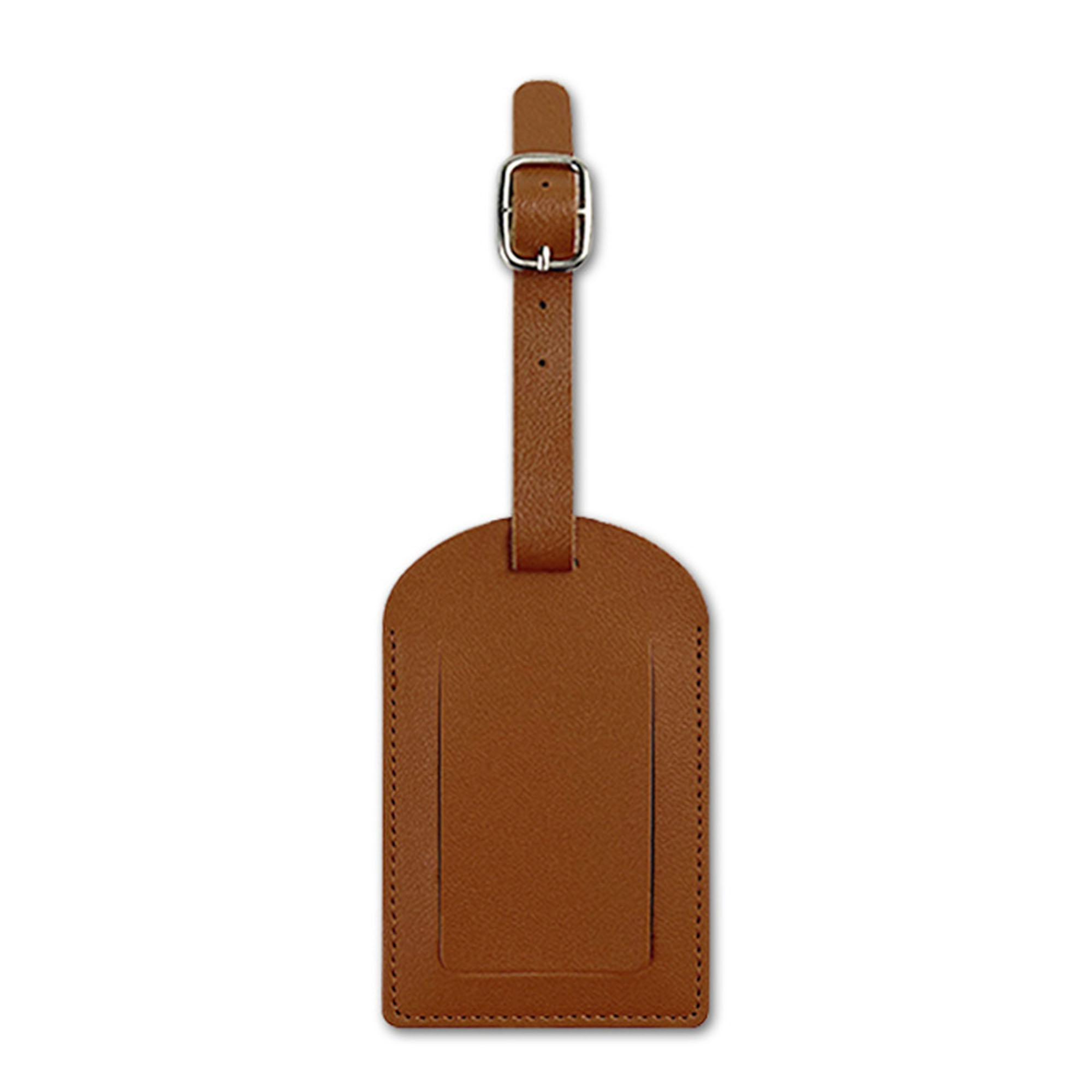 Debossed PU Leather Luggage Bag Tags 12
