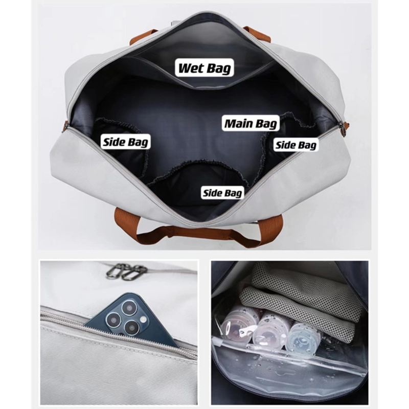 Sports Gym Bag With Wet Pocket & Shoes Compartment 4