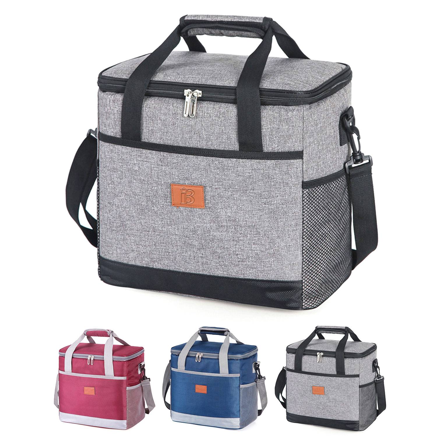 20L Waterproof Oxford Insulated Cooler Bag w/ Handle