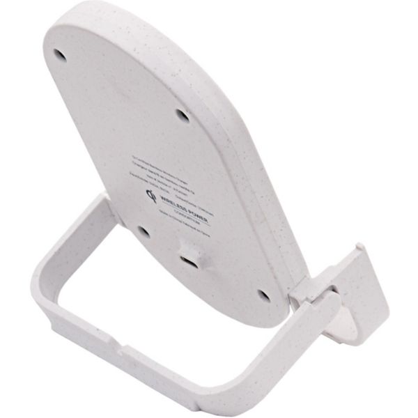 QI® CERTIFIED BAMBOO PHONE CHARGER STAND 25