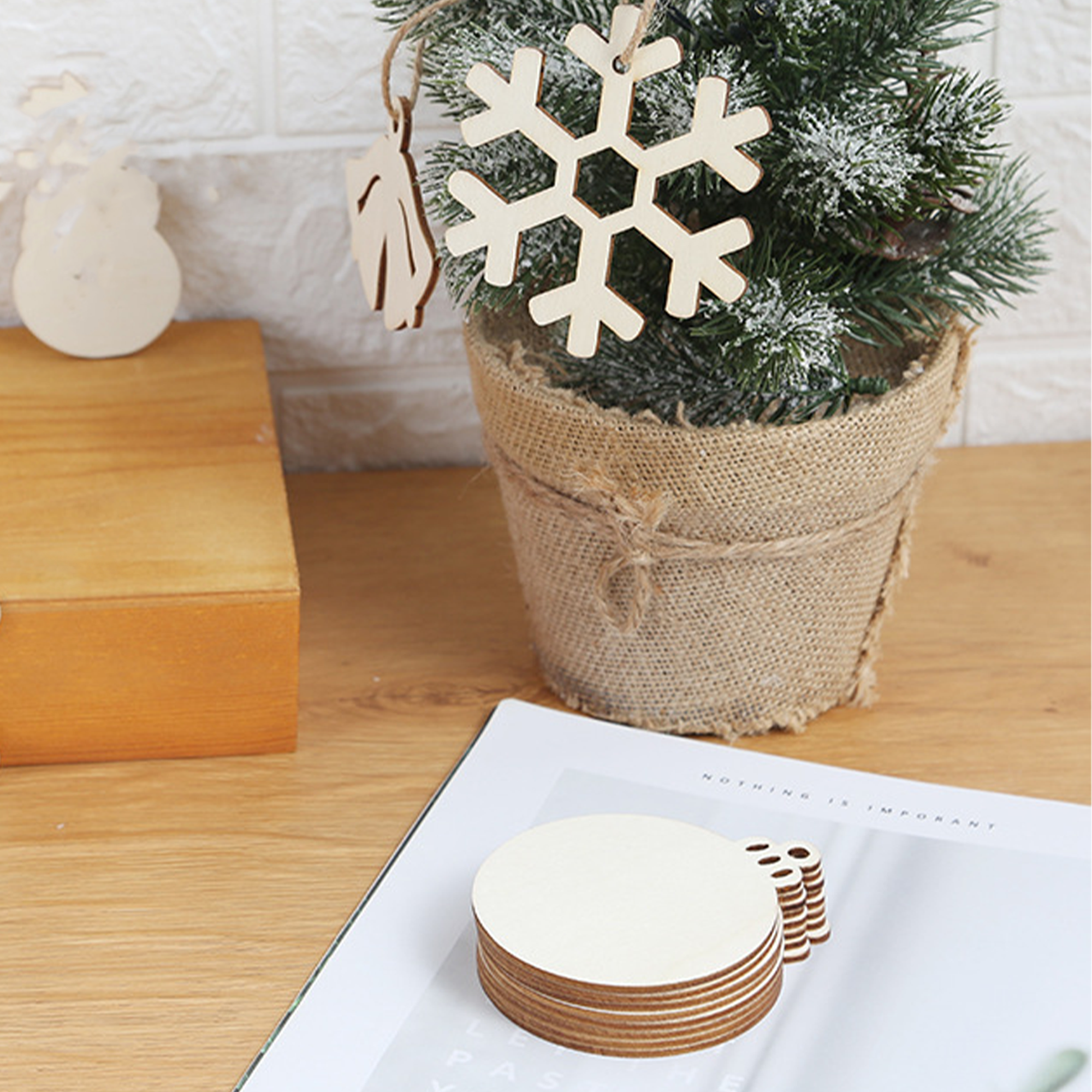 Wooden Tree Pendant Full Color MOQ10PCS 5