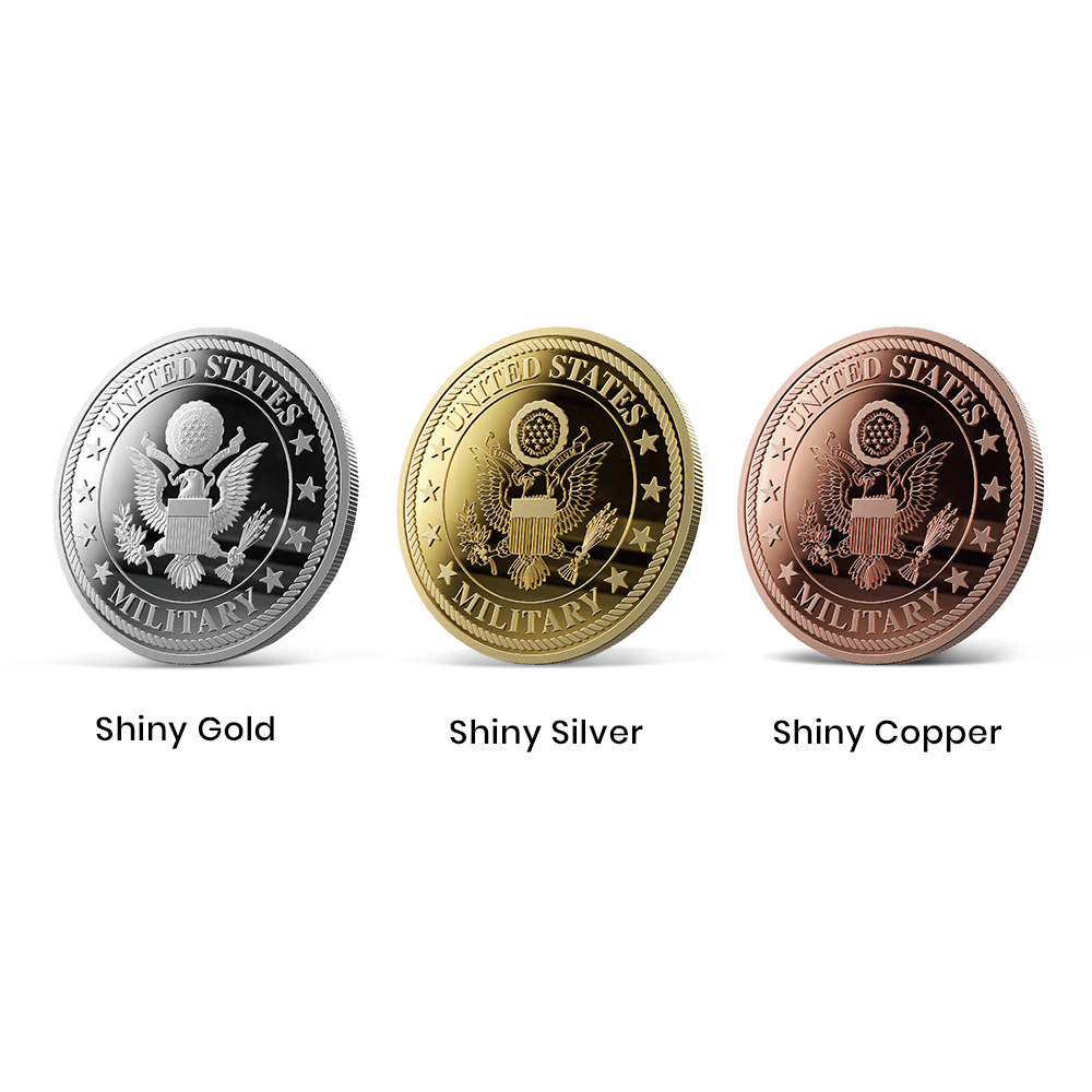 Custom 3D Die Struck Mint Coins 1.75" 5