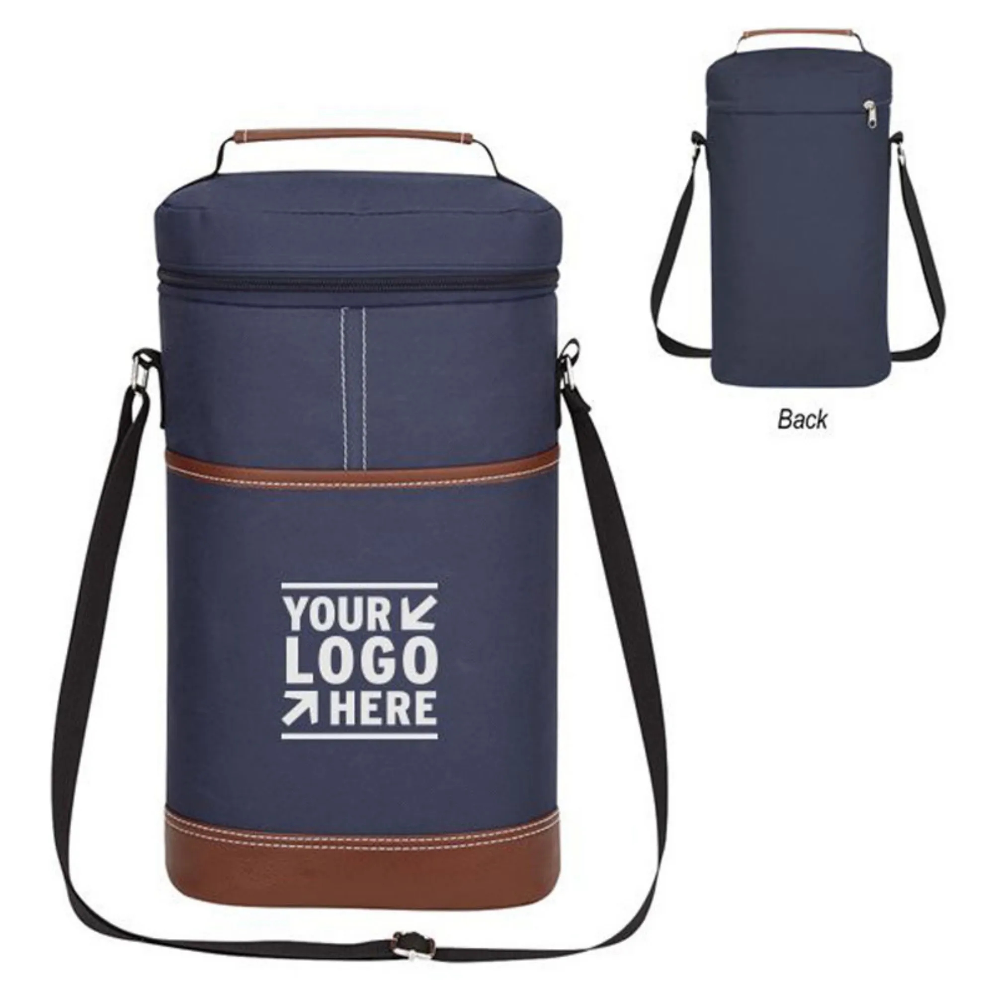 2 Bottle Wine Tote Organizer Bag 3