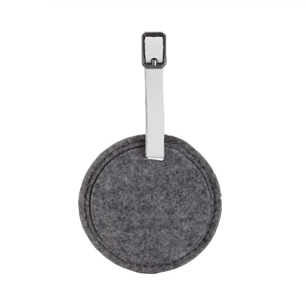 Juniper Felt Round Luggage Tag 20