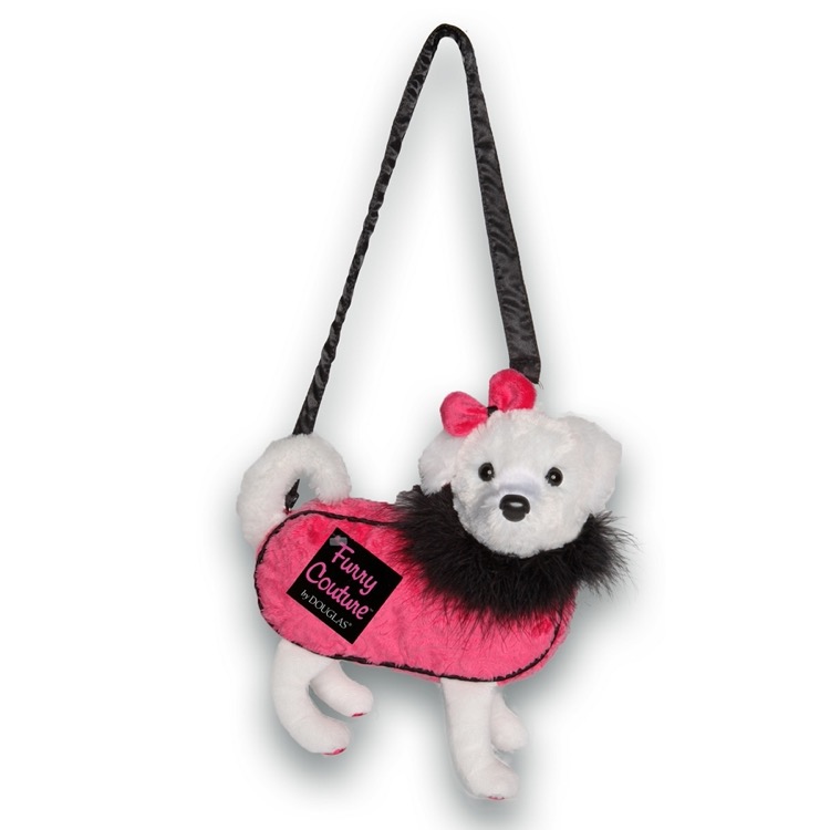 Mischa Furry Couture Plush Dog Purse 2