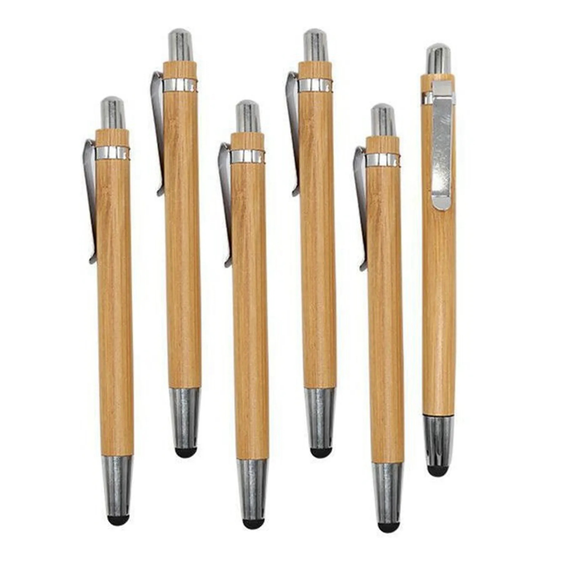 Bamboo Wood Ballpoint Pen Stylus 5