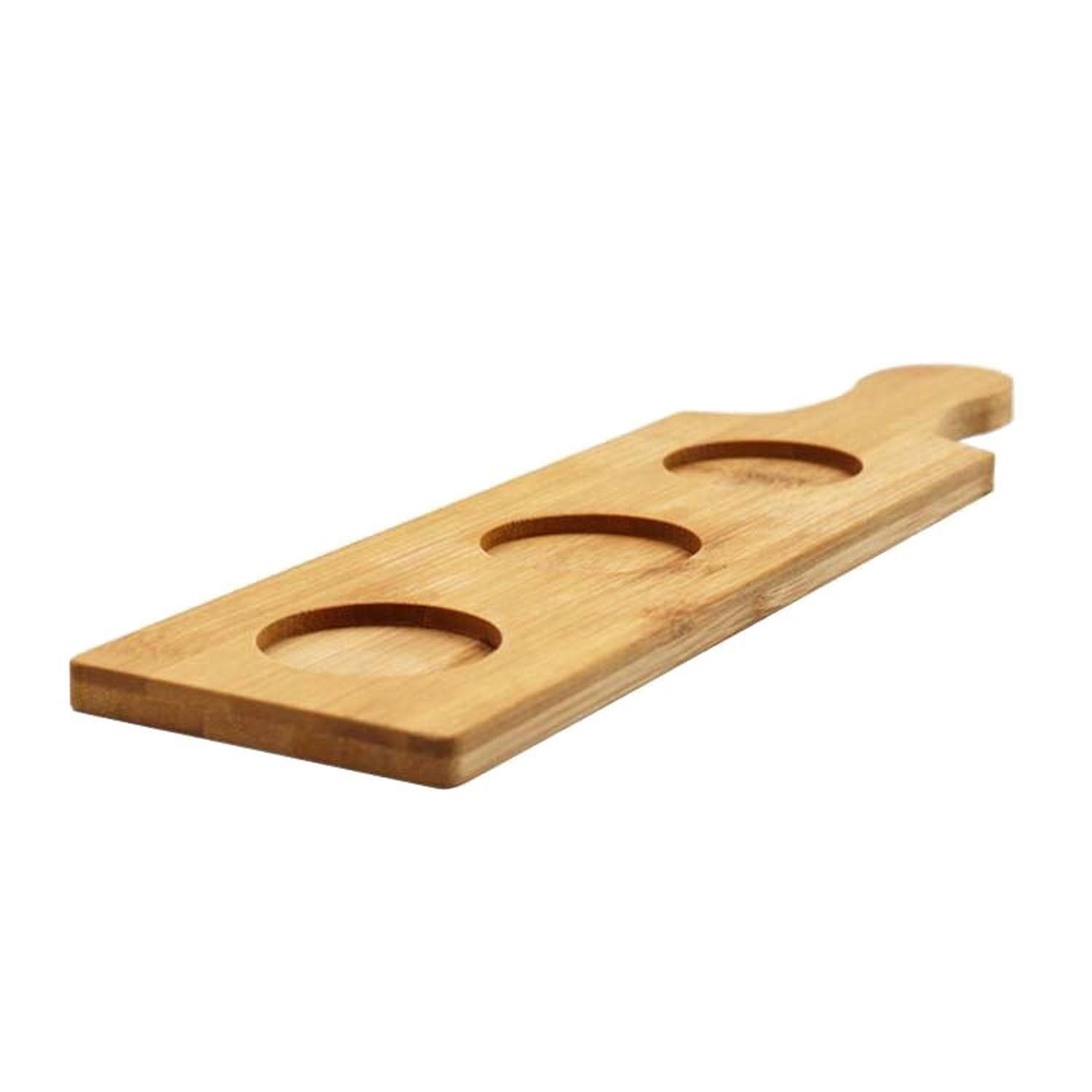 Wood Whiskey Glasses Tray 2