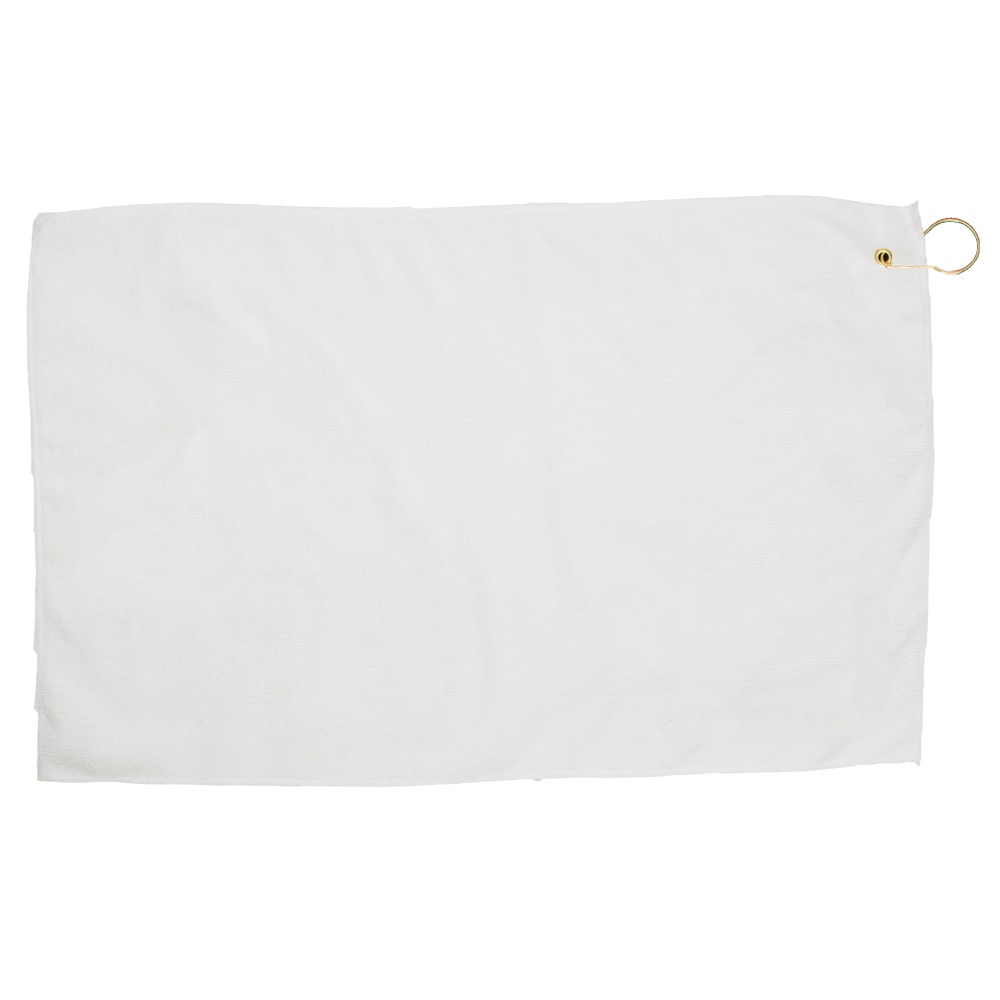 24" x 15" Microfiber White Towel 3
