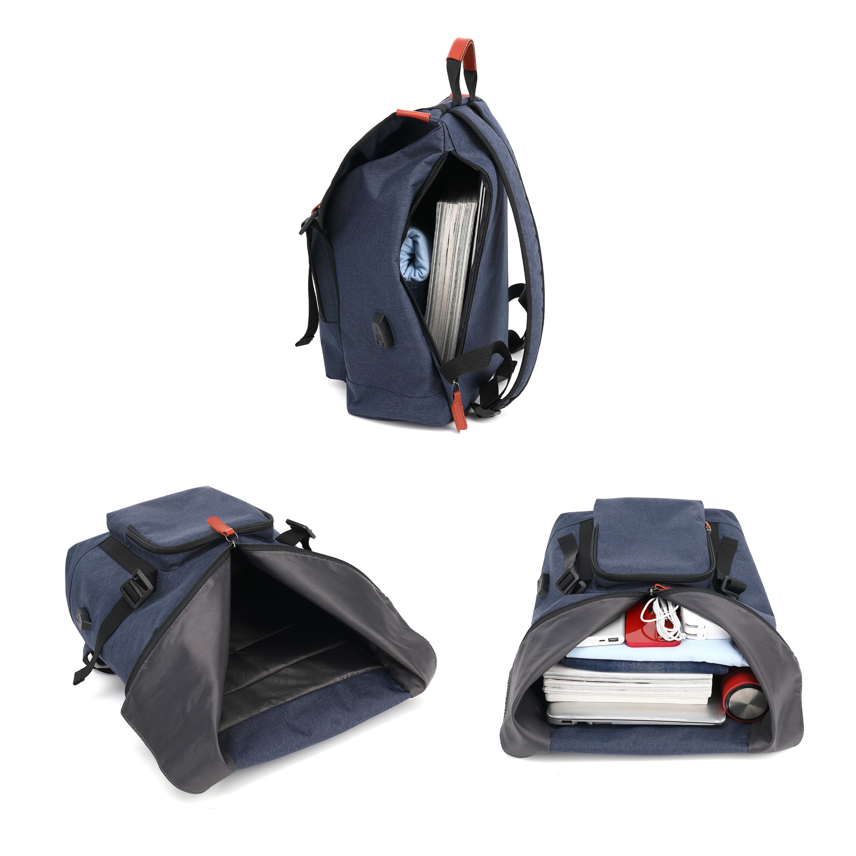 Travel Laptop Backpack with Charging Port (direct import) 3