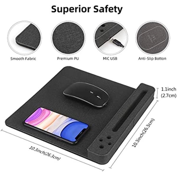 Wireless Charger Mouse Pad 4