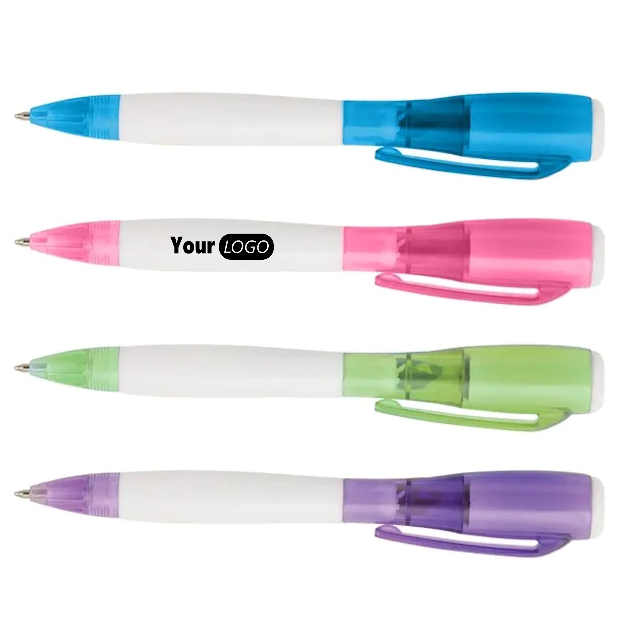 Bright LED Flashlight Plastic Pen 1