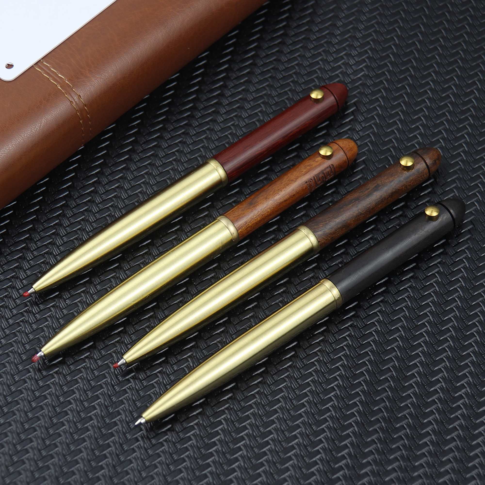 Handcrafted Brass Wooden Ballpoint Pen 5
