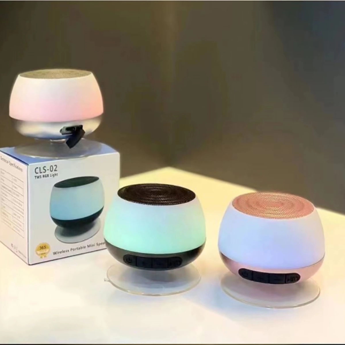 Bluetooth Shower Waterproof Speakers With Suction Cup 3