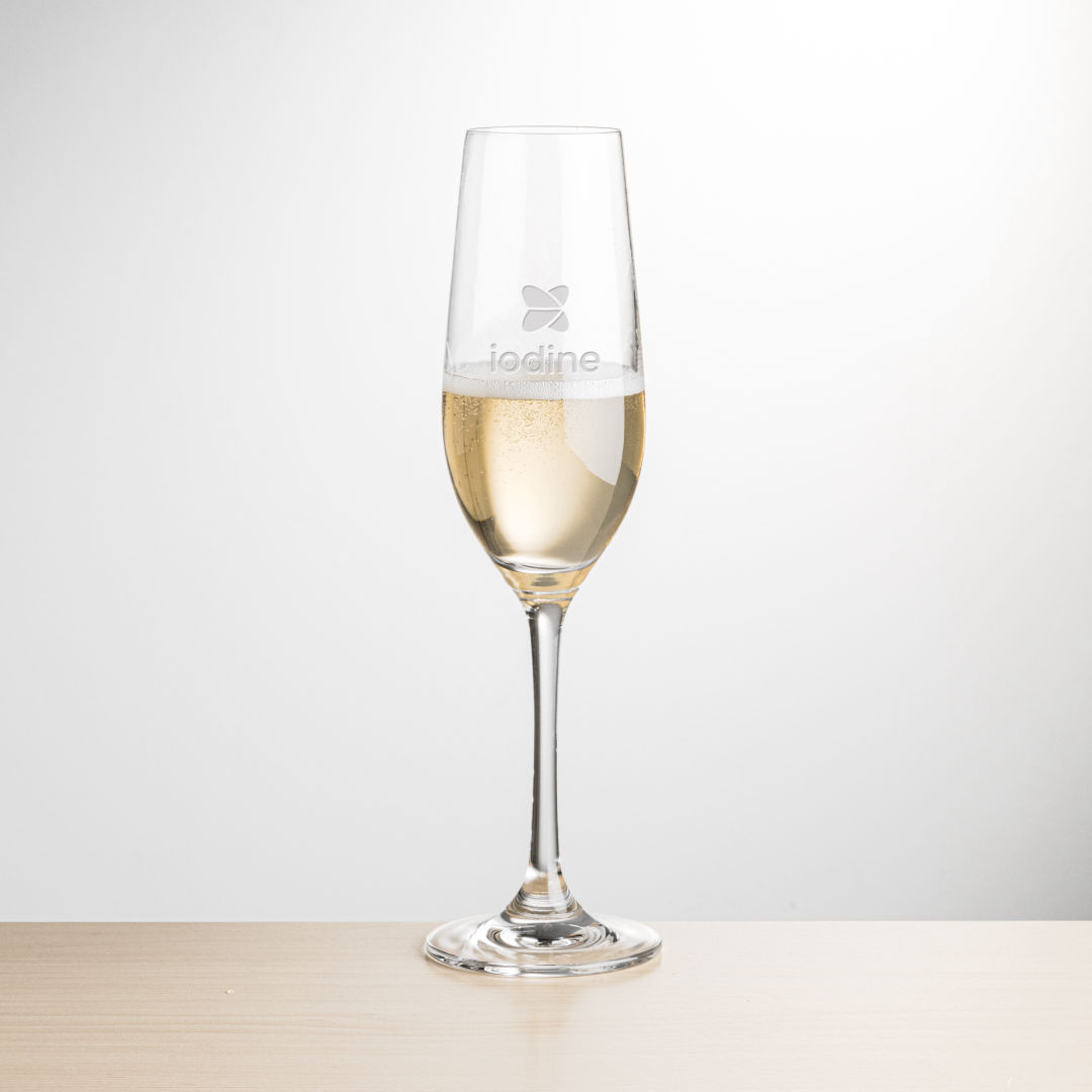 Burlington Flute - 8oz - Deep Etch