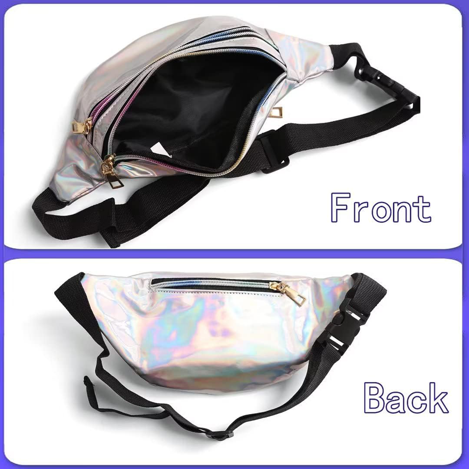 Adjustable Holographic Fanny Pack 3