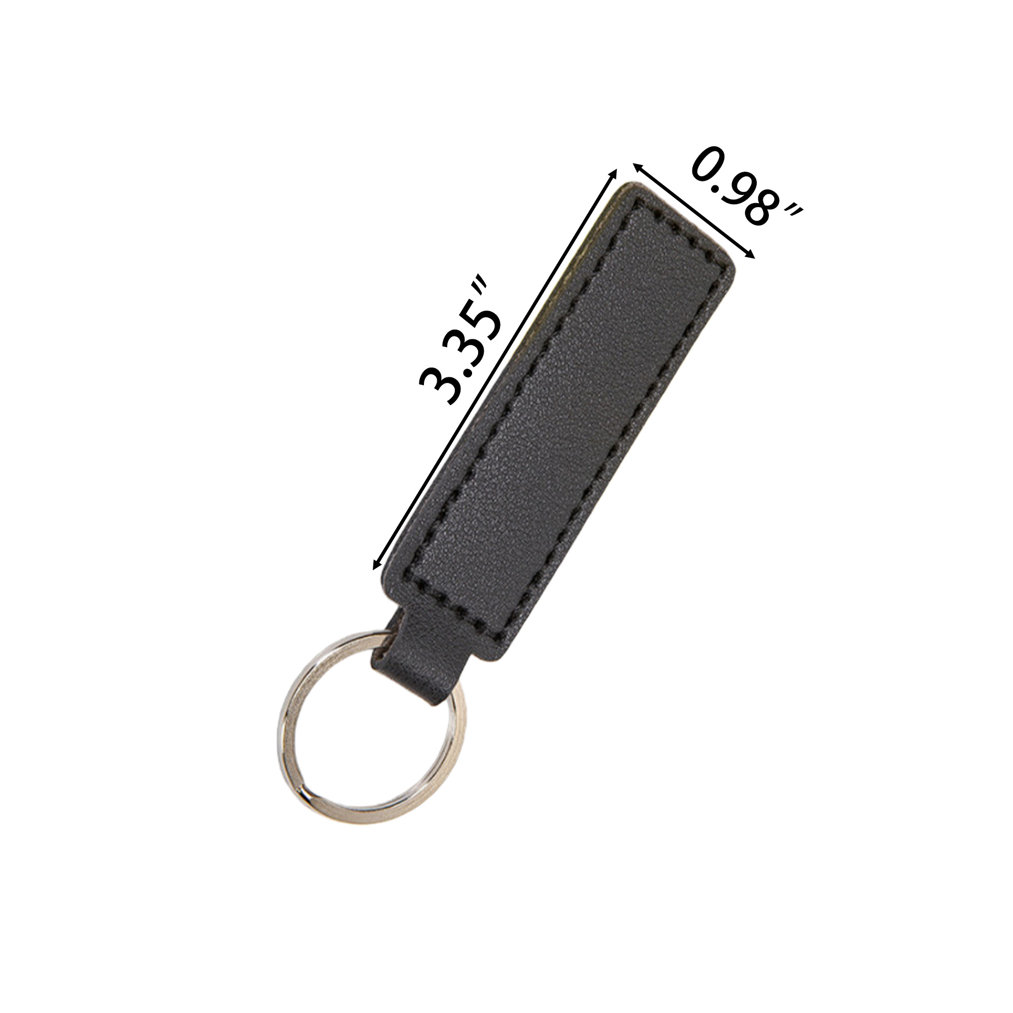 Personalized Leather Keychain 3