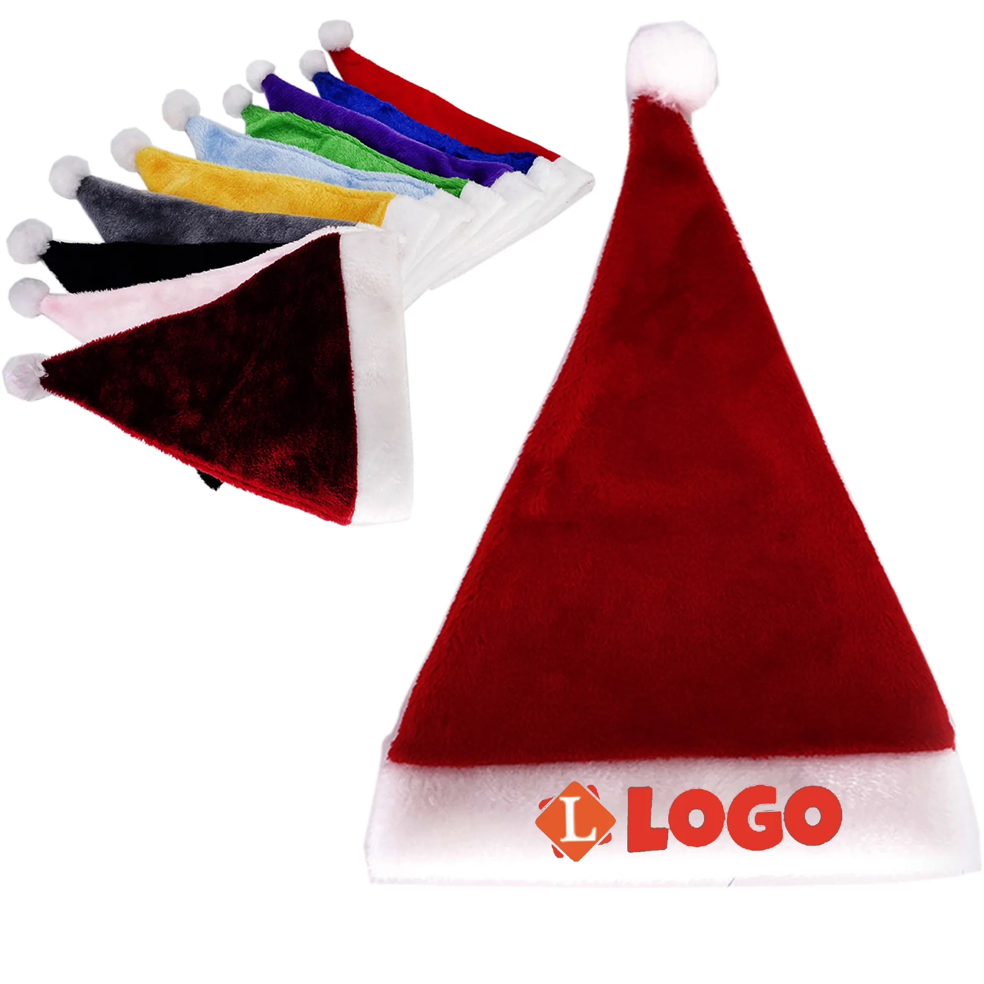 Plush Christmas Santa Hat