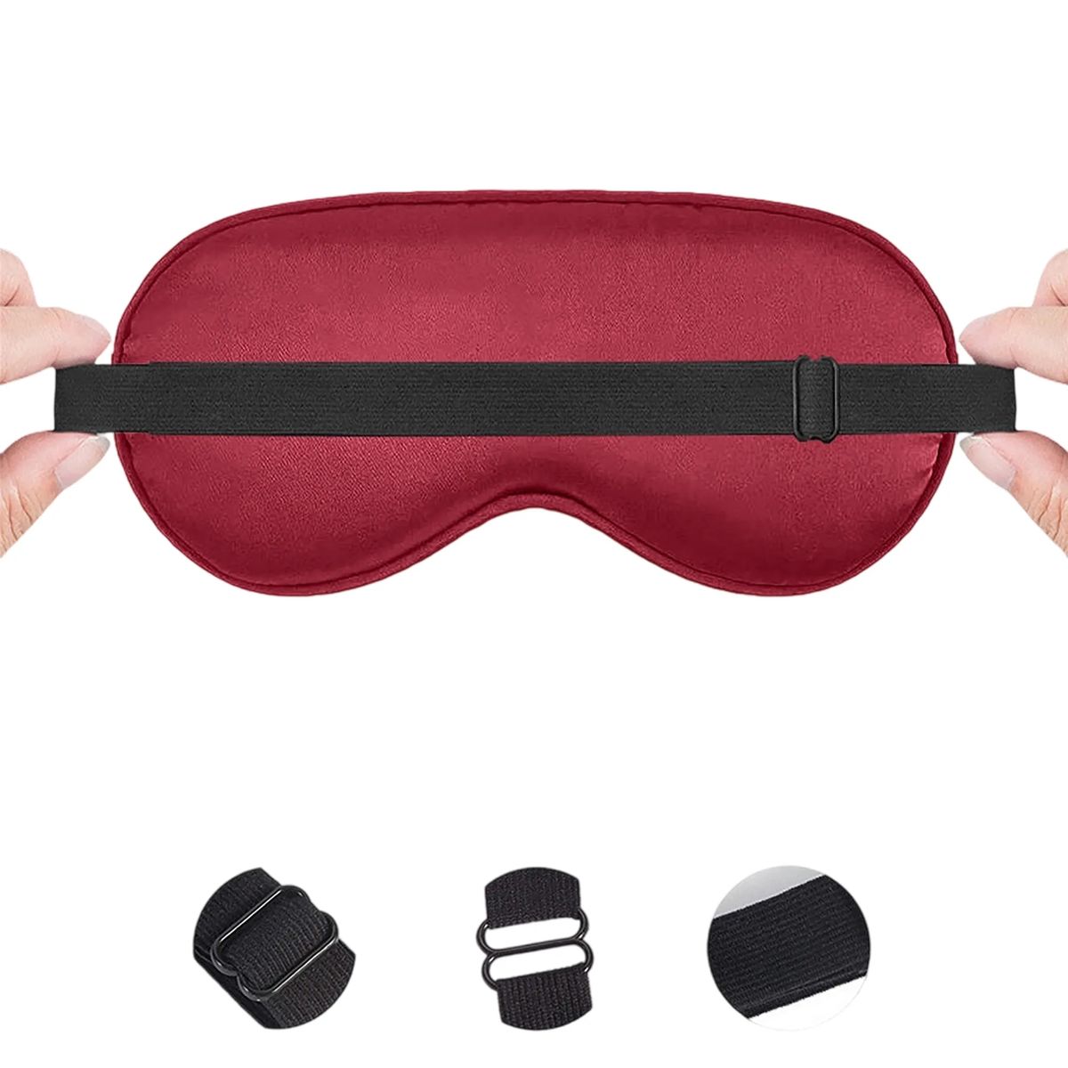 Adjustable Eye Mask Satin Soft Design 38