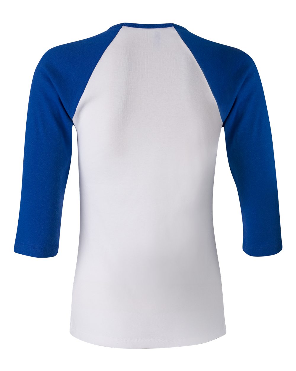 Women's 1X1 Baby Rib Raglan Three-Quarter Sleeve Tee - 2000 18
